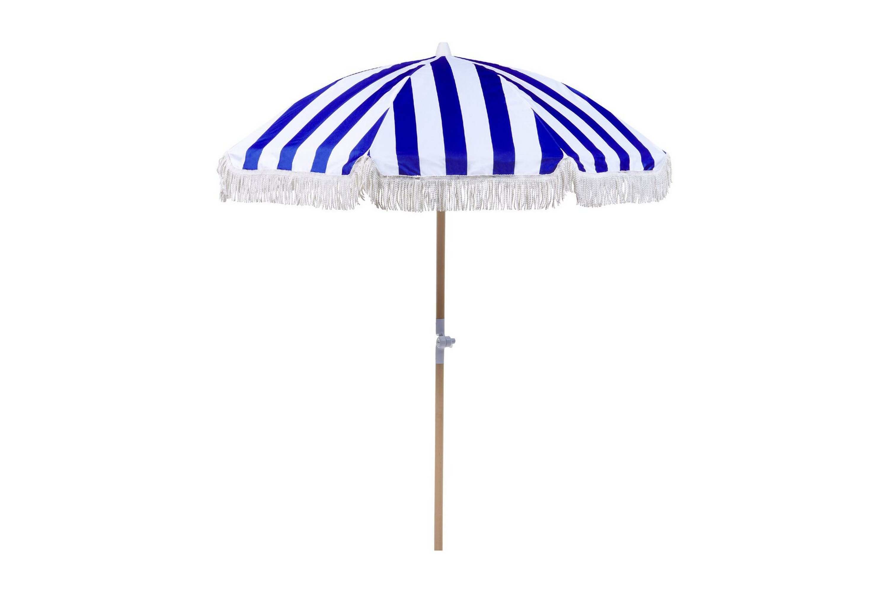 Parasoll Teulon 150 cm BlåVit/Ljusbrun