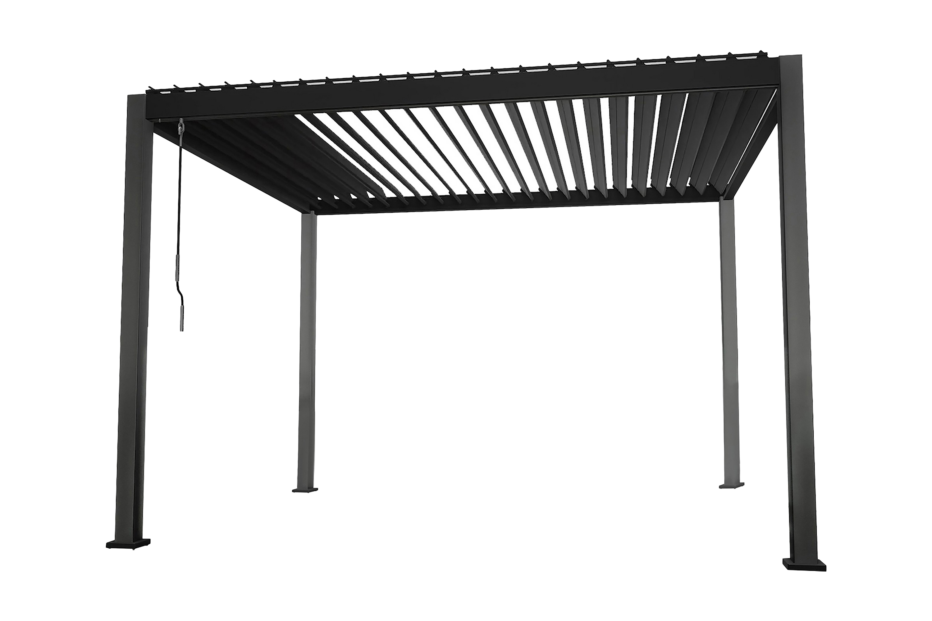 Paviljong Mirador 300x400x250 cm Mörkgrå