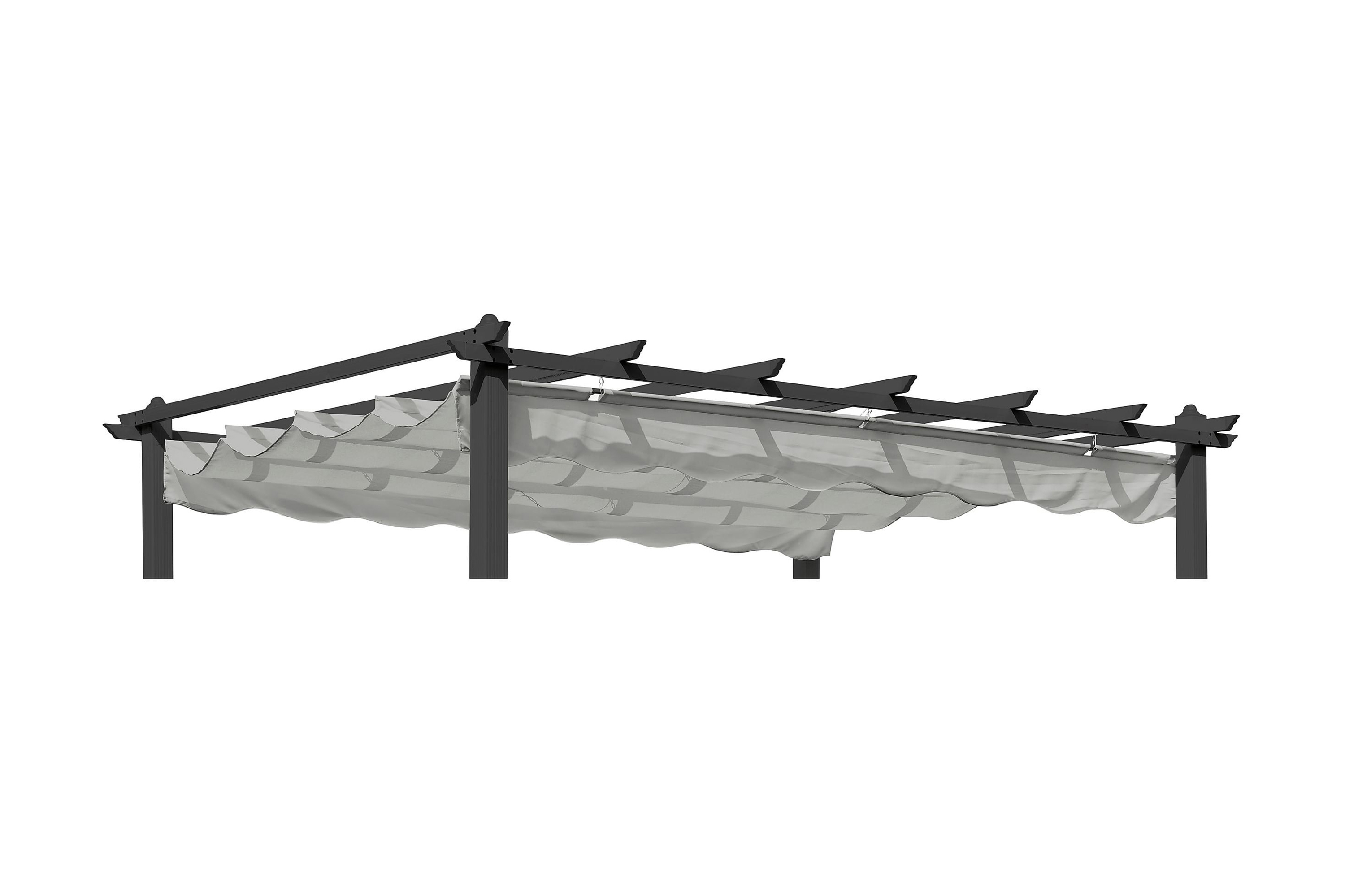 Pergolatak Hillerstorp Skanör 300 x 400 cm Grå