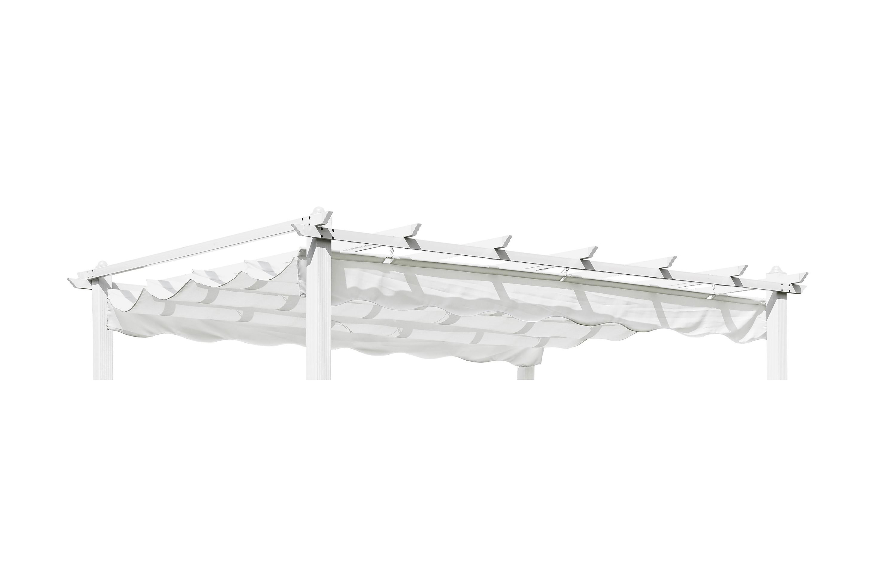 Pergolatak Hillerstorp Skanör 300 x 400 cm Vit