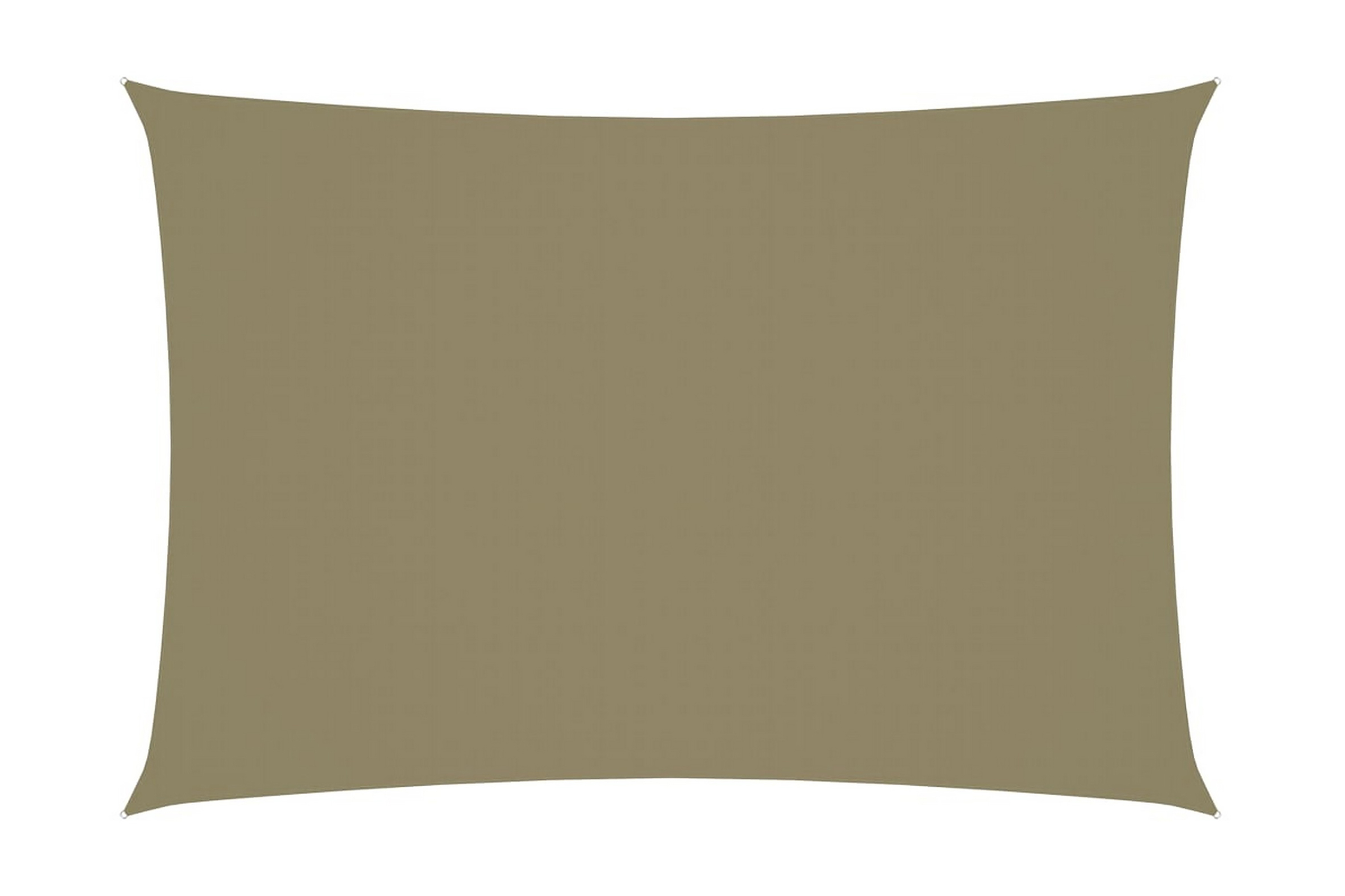 Solsegel oxfordtyg rektangulärt 2,5x4,5 m beige - Beige