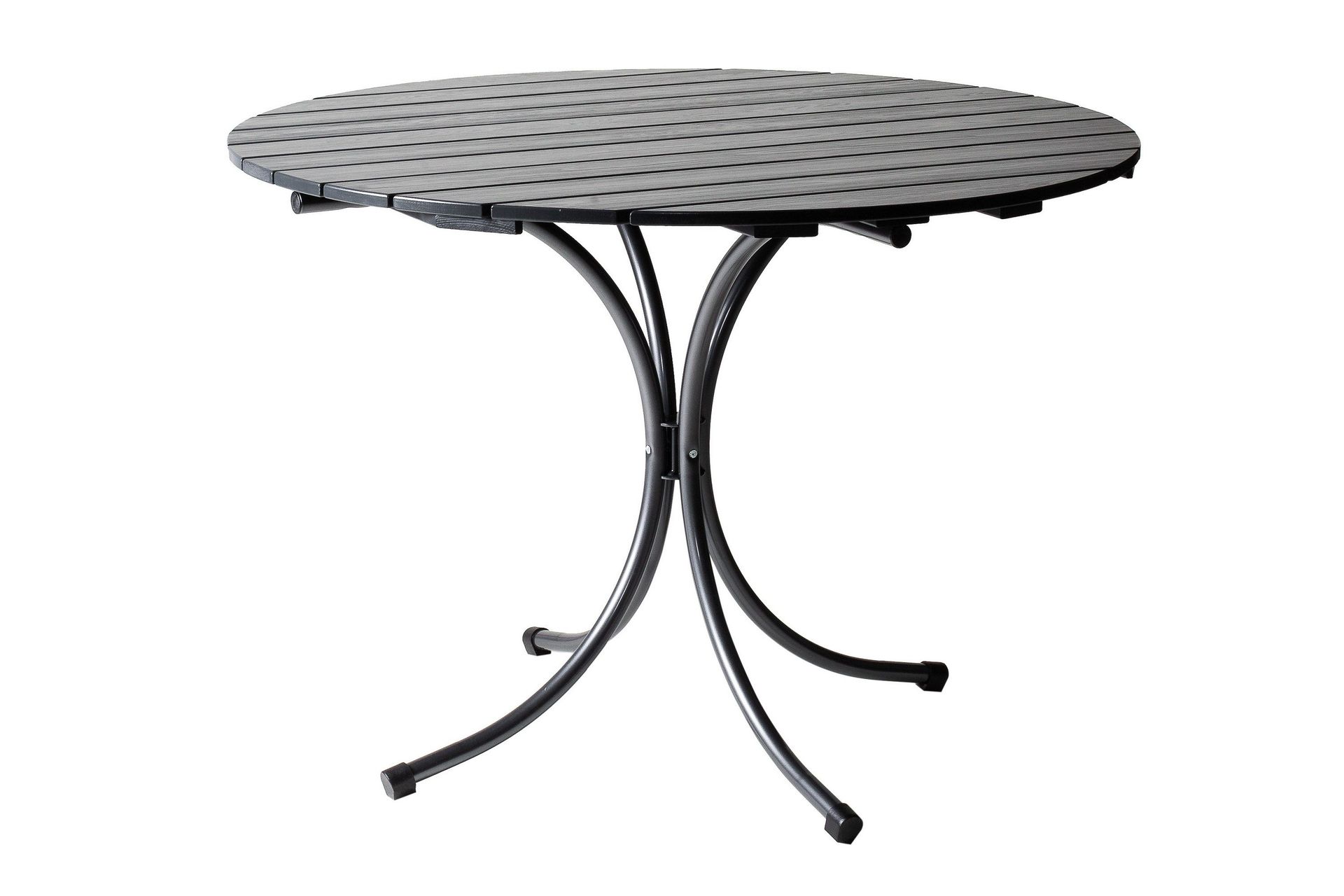 Suvisaari Runt Caf&eacute;bord och Utebord 103 cm - Svart