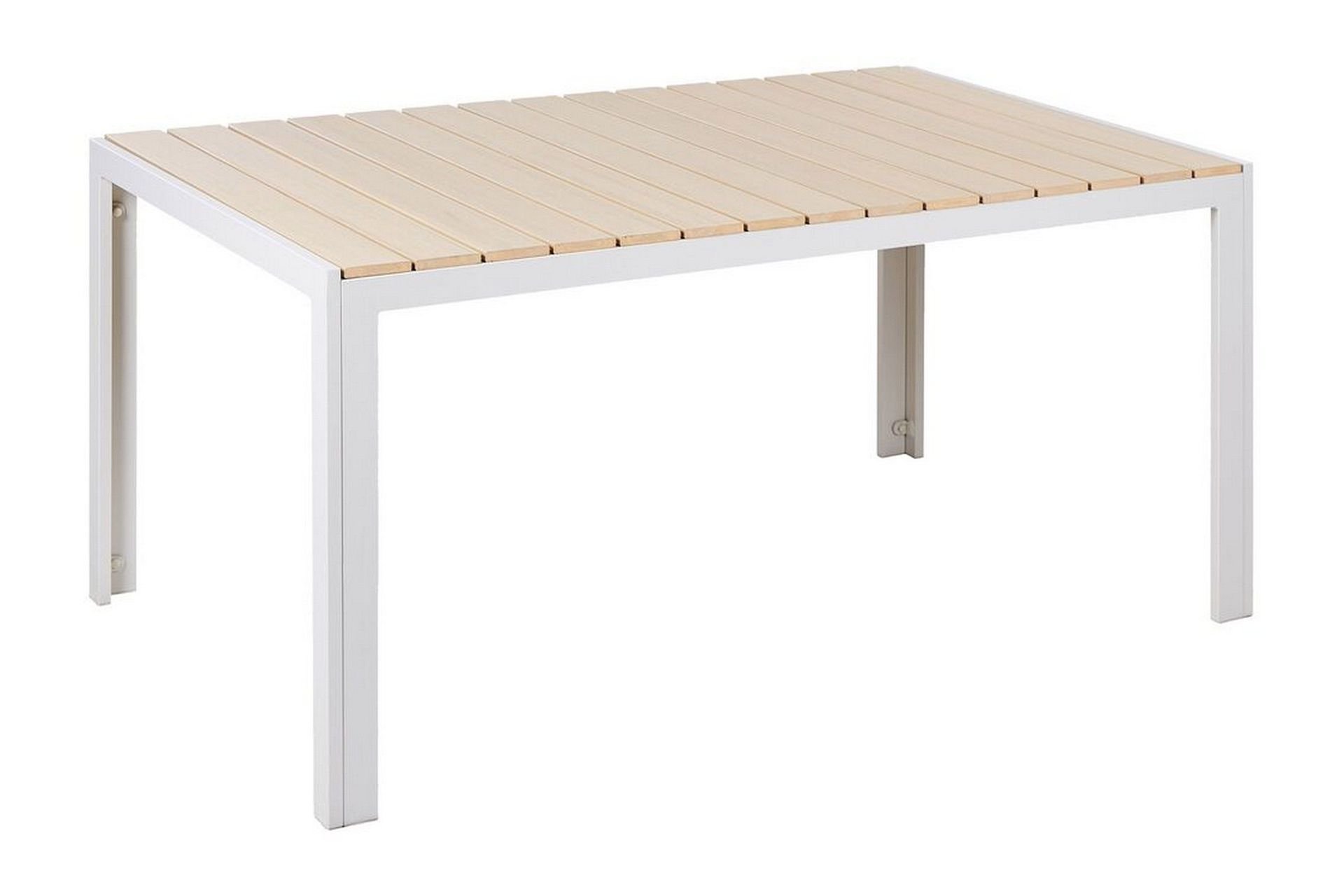 Grosseto Matbord Utomhus 150x90 cm - Beige/Vit