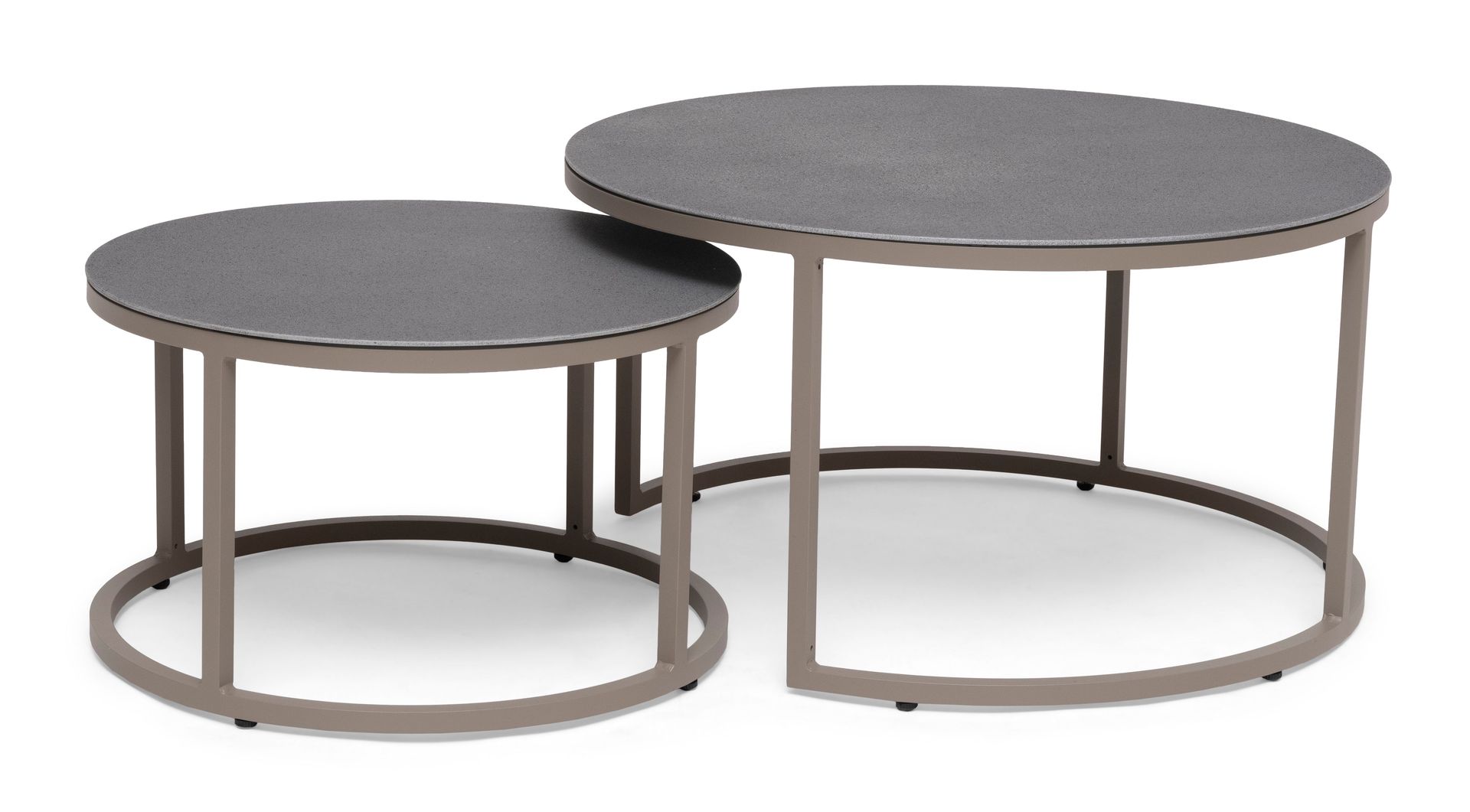 Hillerstorp Jet Set Satsbord Rund Utomhus Beige - Beige