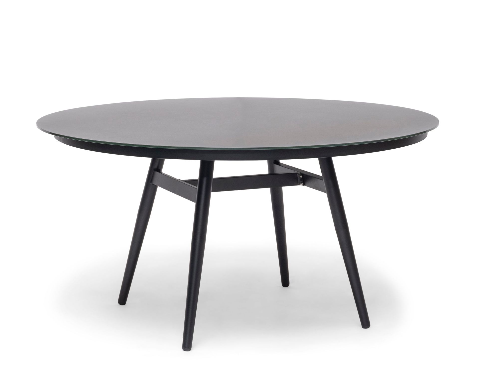 Hillerstorp Oxhult Utebord Ø145 cm Svart - Svart