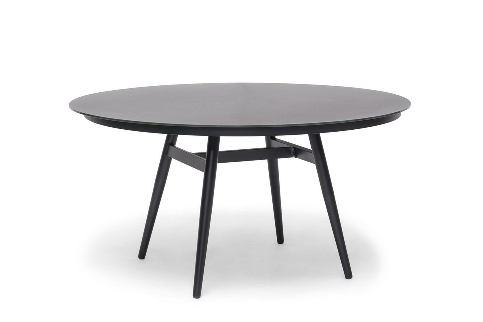 Hillerstorp Oxhult Utebord Ø145 cm Svart - Svart