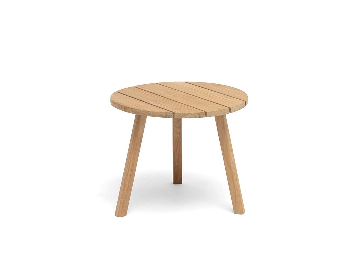 Hillerstorp Tennessee Sidobord Utomhus Ø50 cm Natur - Natur