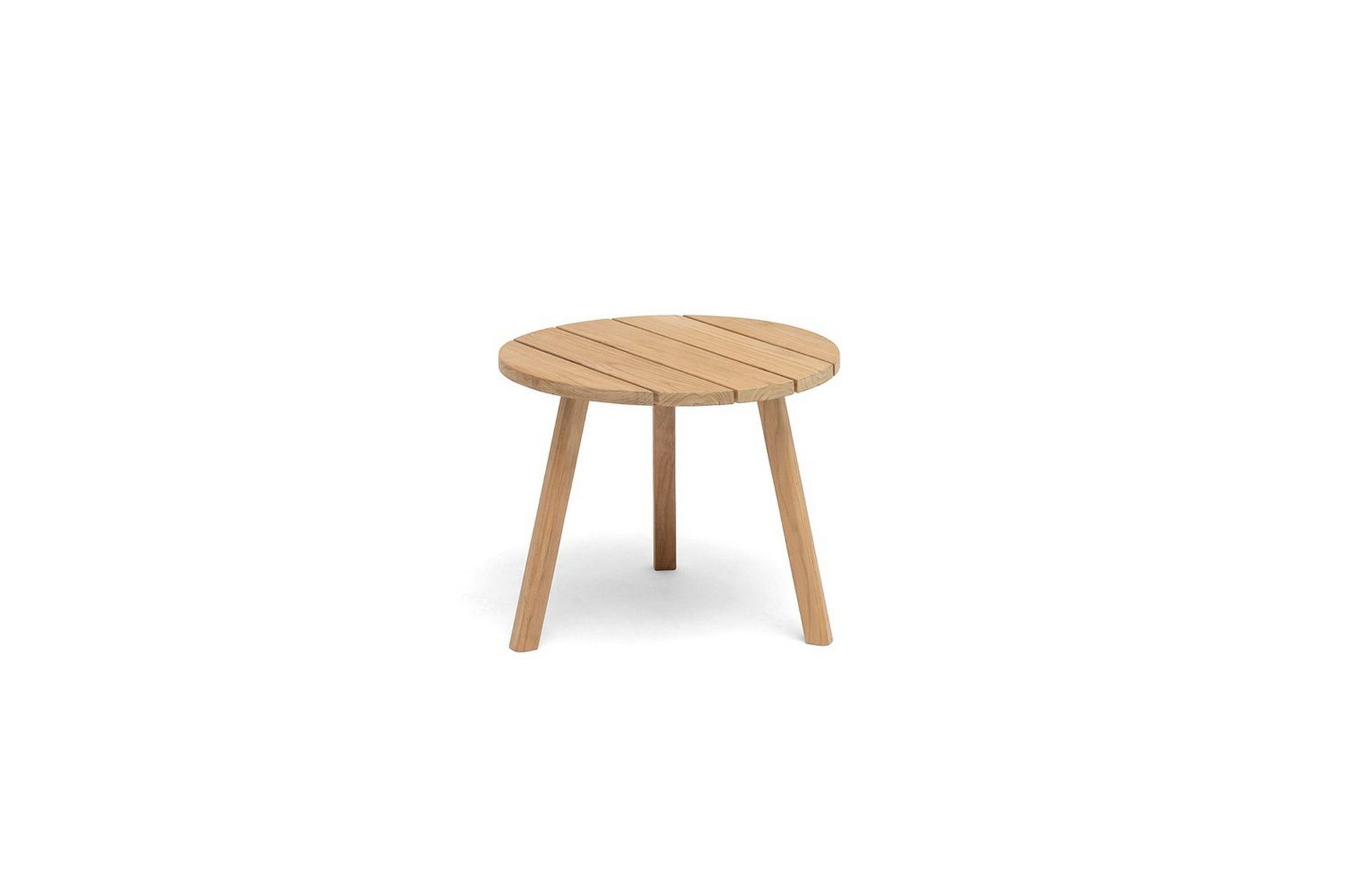 Hillerstorp Tennessee Sidobord Utomhus Ø50 cm Natur - Natur