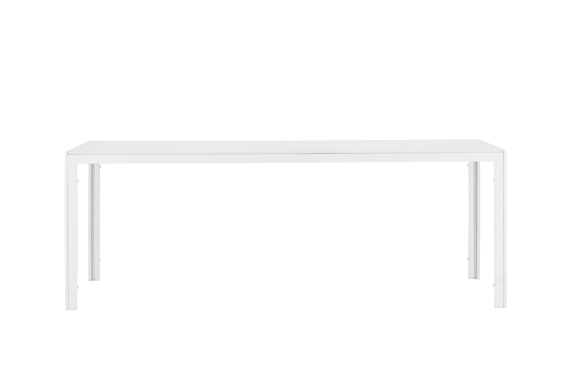 Break Matbord Utomhus 90x205 cm - Vit