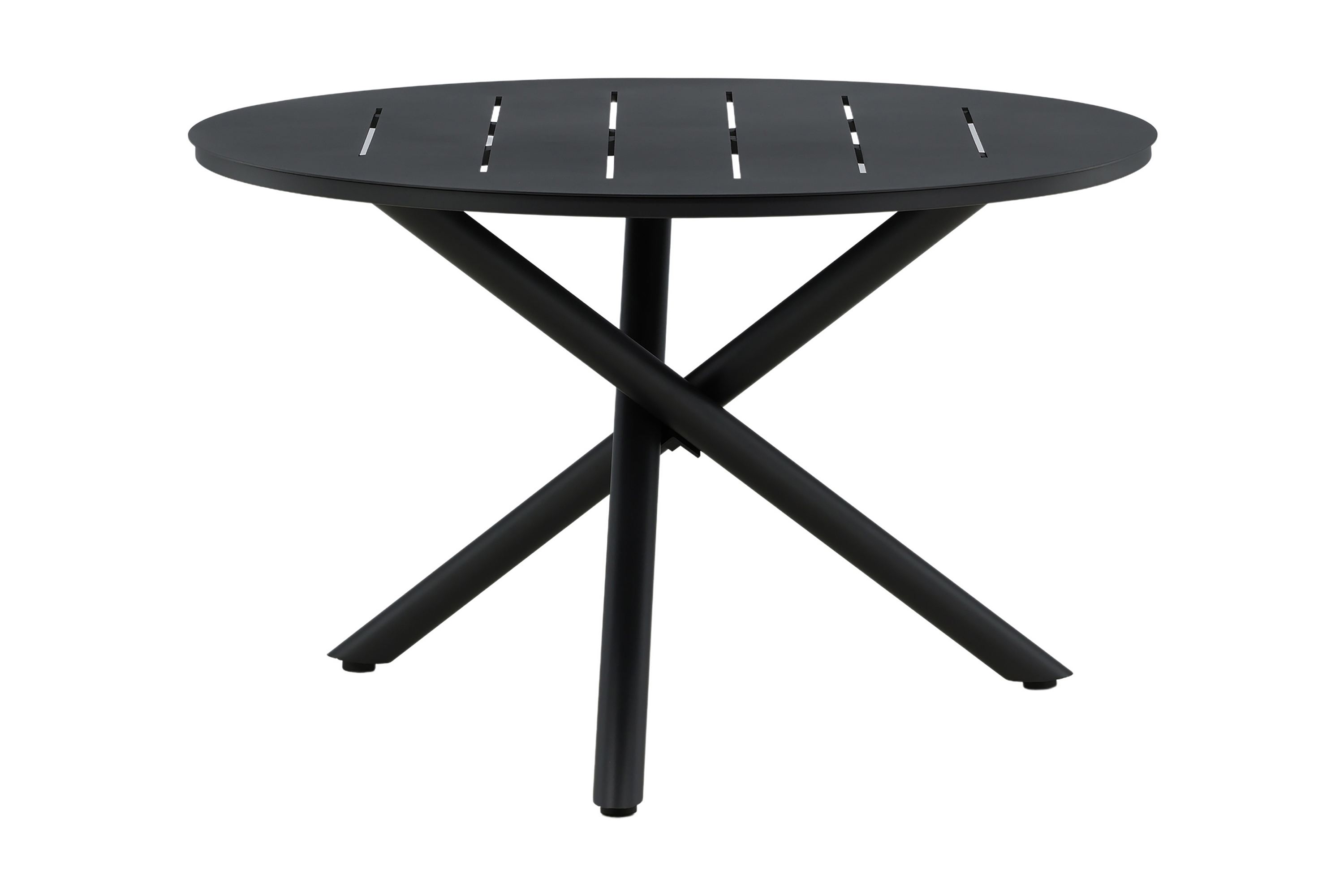 Alma Matbord Utomhus Rund 120 cm Svart Venture Home