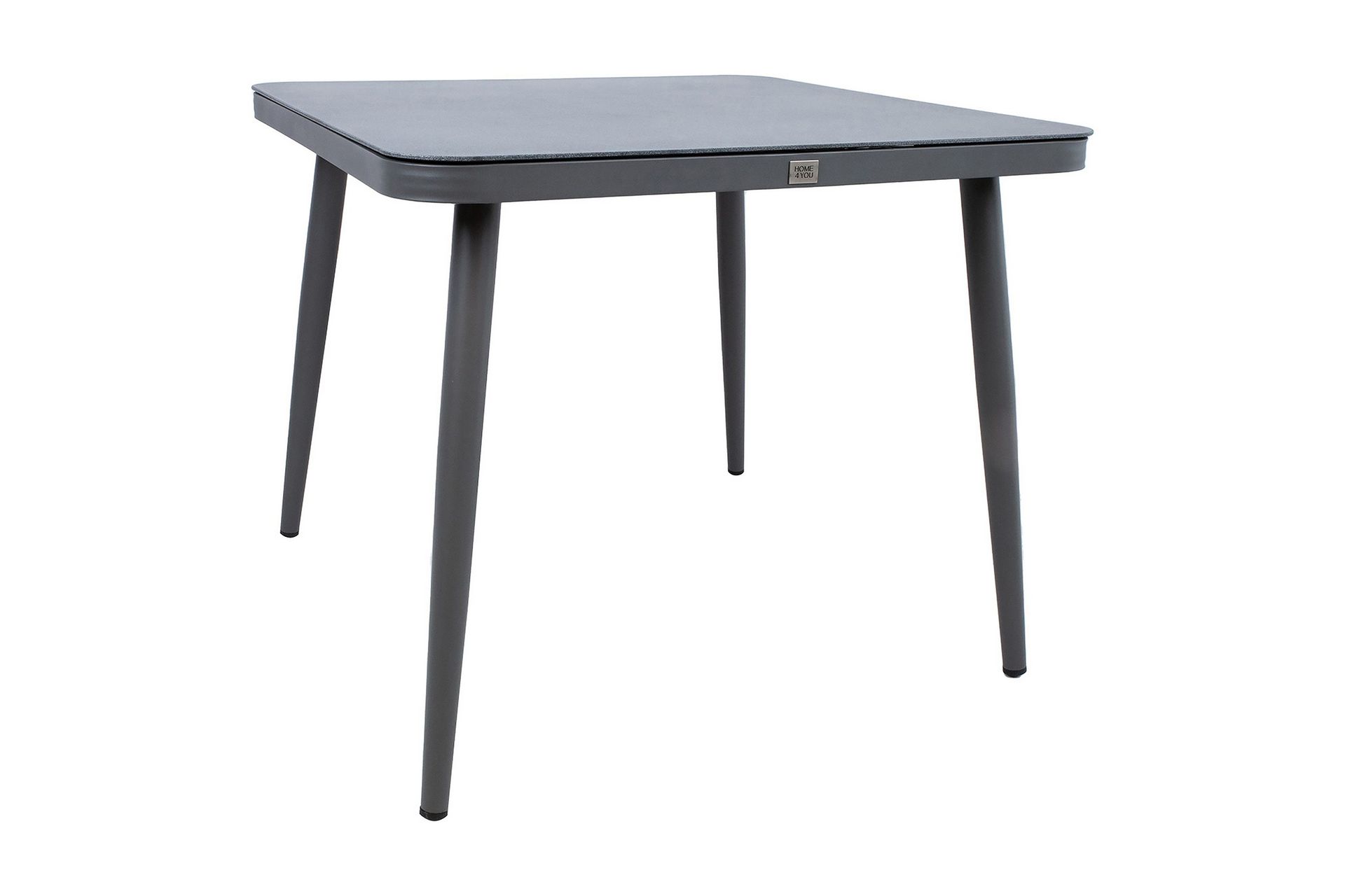 Andros Utebord 90x90xH75 cm Grå -