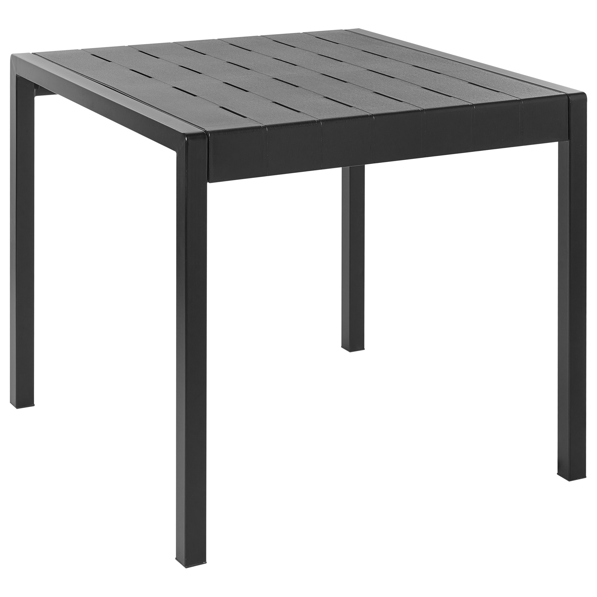 Matbord utomhus Bartica 81x84 cm - Svart