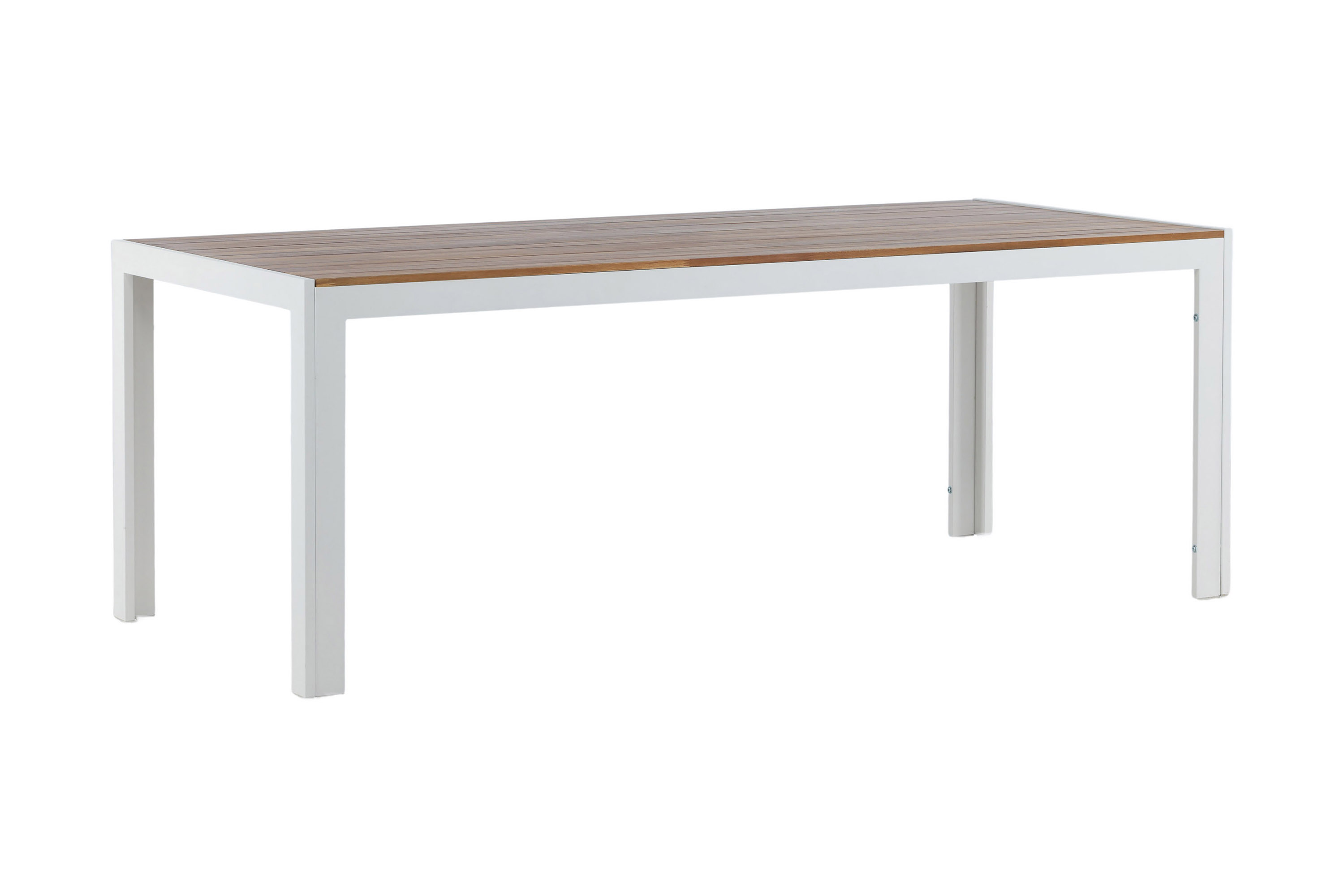 Bois Matbord Utomhus 200 cm Brun/Vit