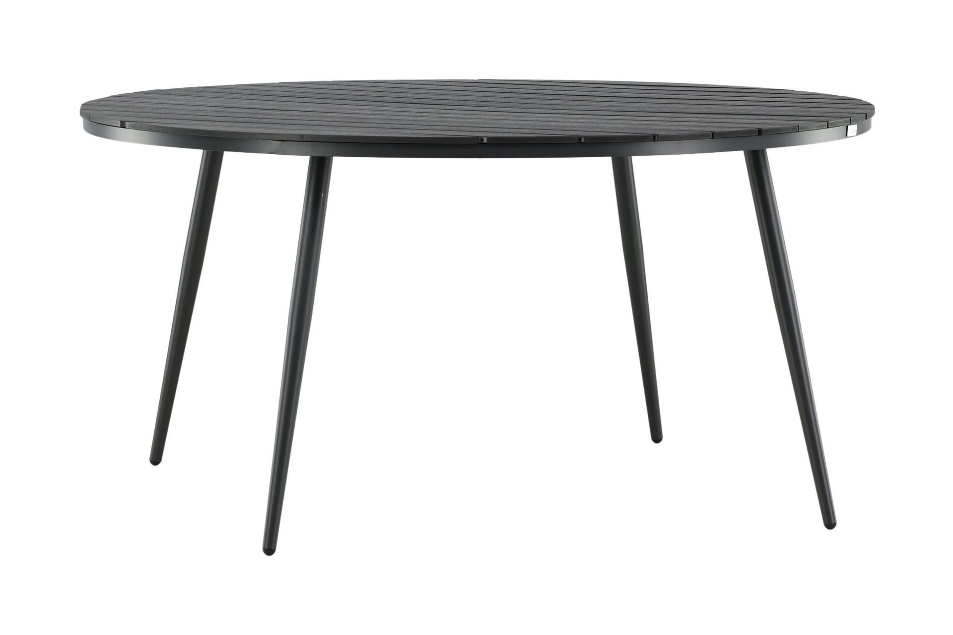 Break Matbord Utomhus 150 cm Rund - Svart