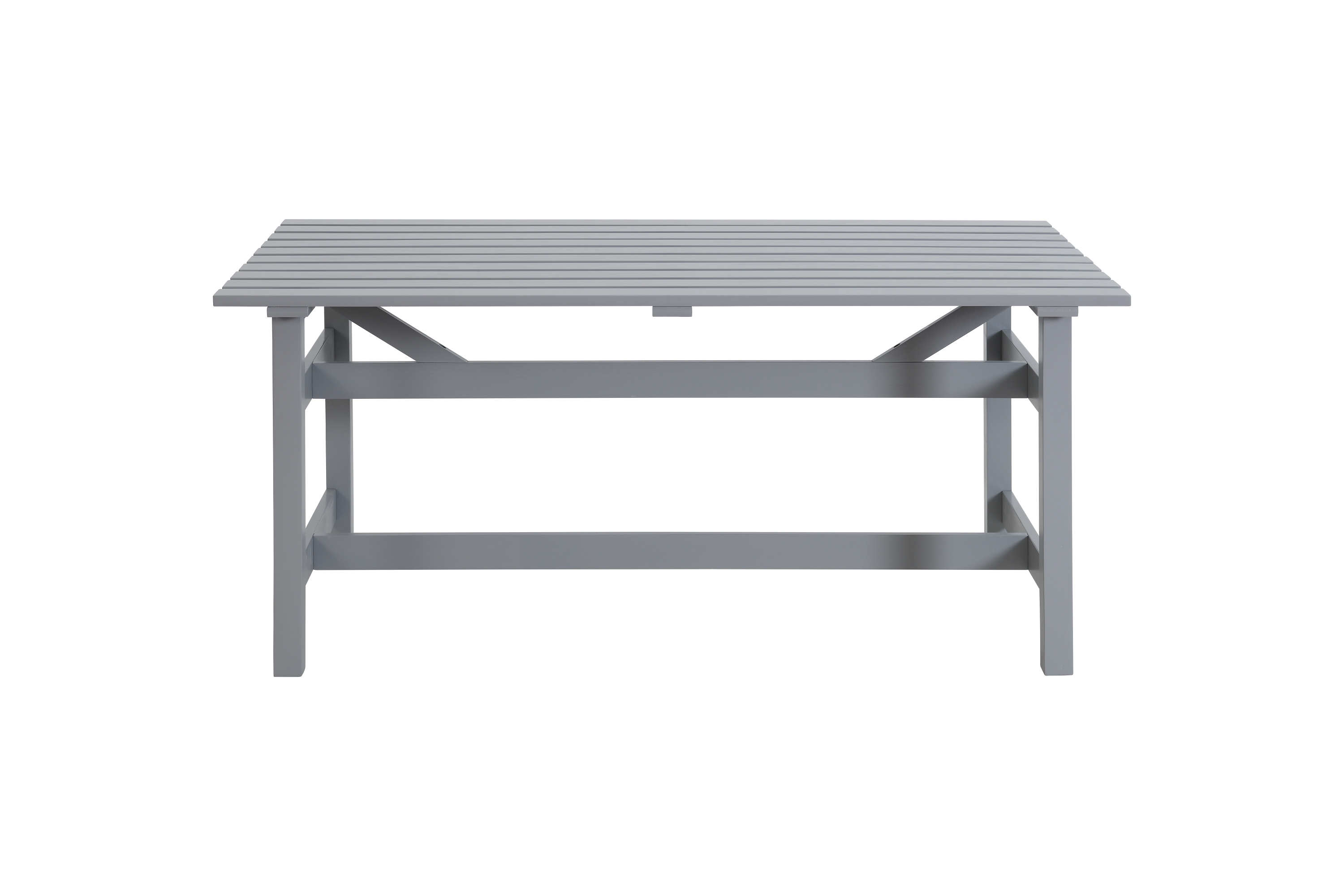 Husarn Matbord Utomhus 160 cm Matt Grå