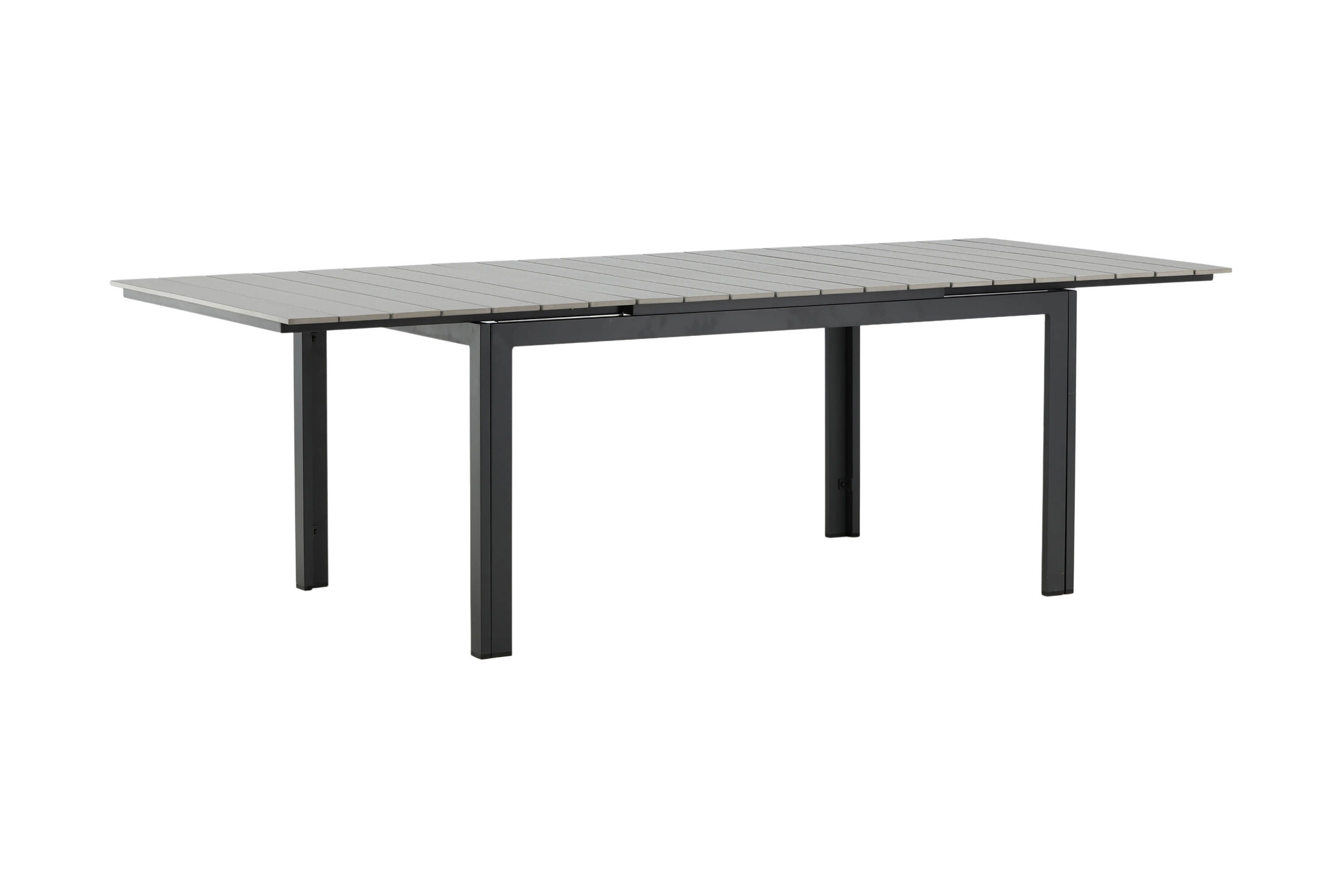 Levels Förlängningsbart Matbord Utomhus 160-240 cm GråSvart Venture Home