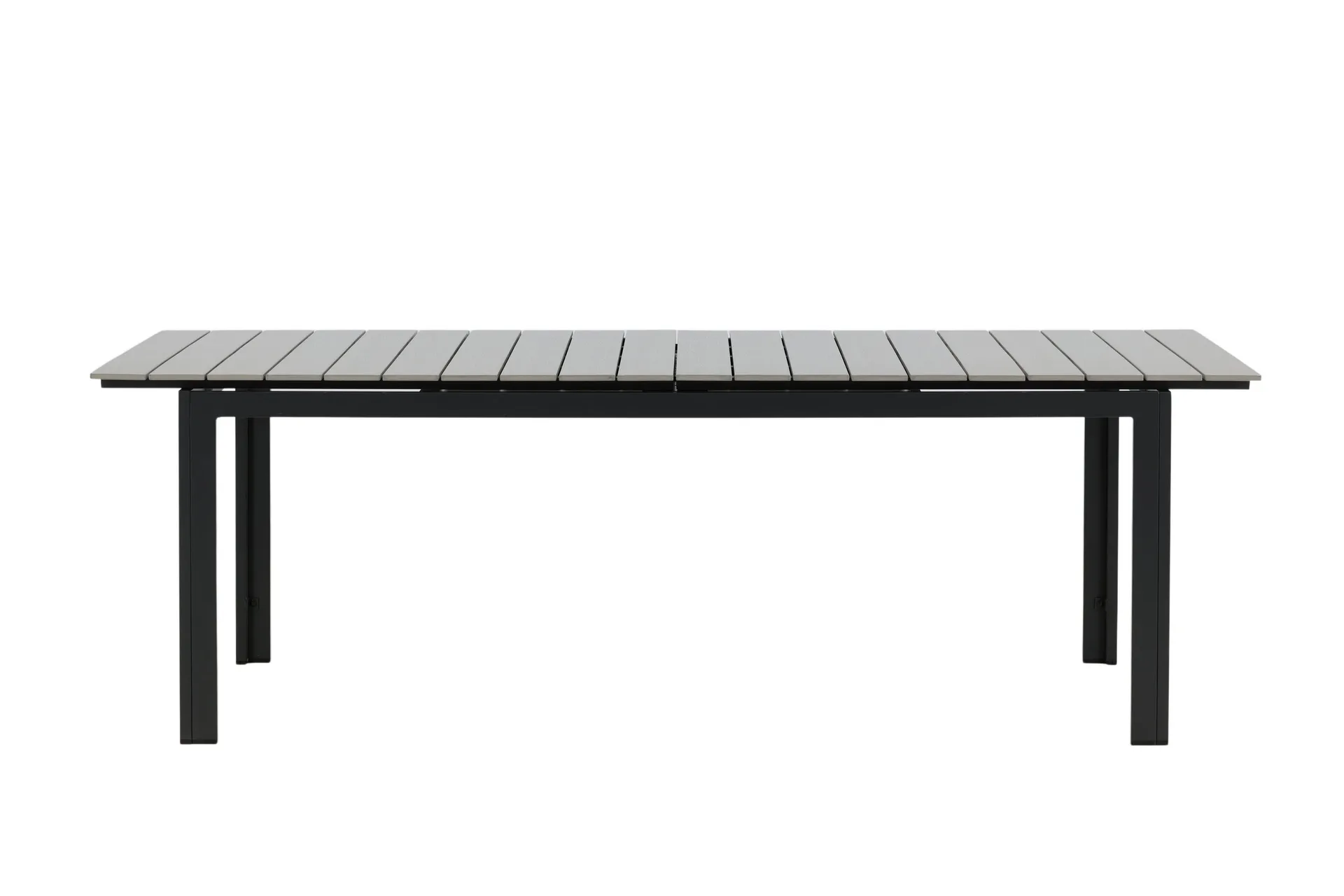 Levels Förlängningsbart Matbord Utomhus 224-324 cm - Grå/Svart
