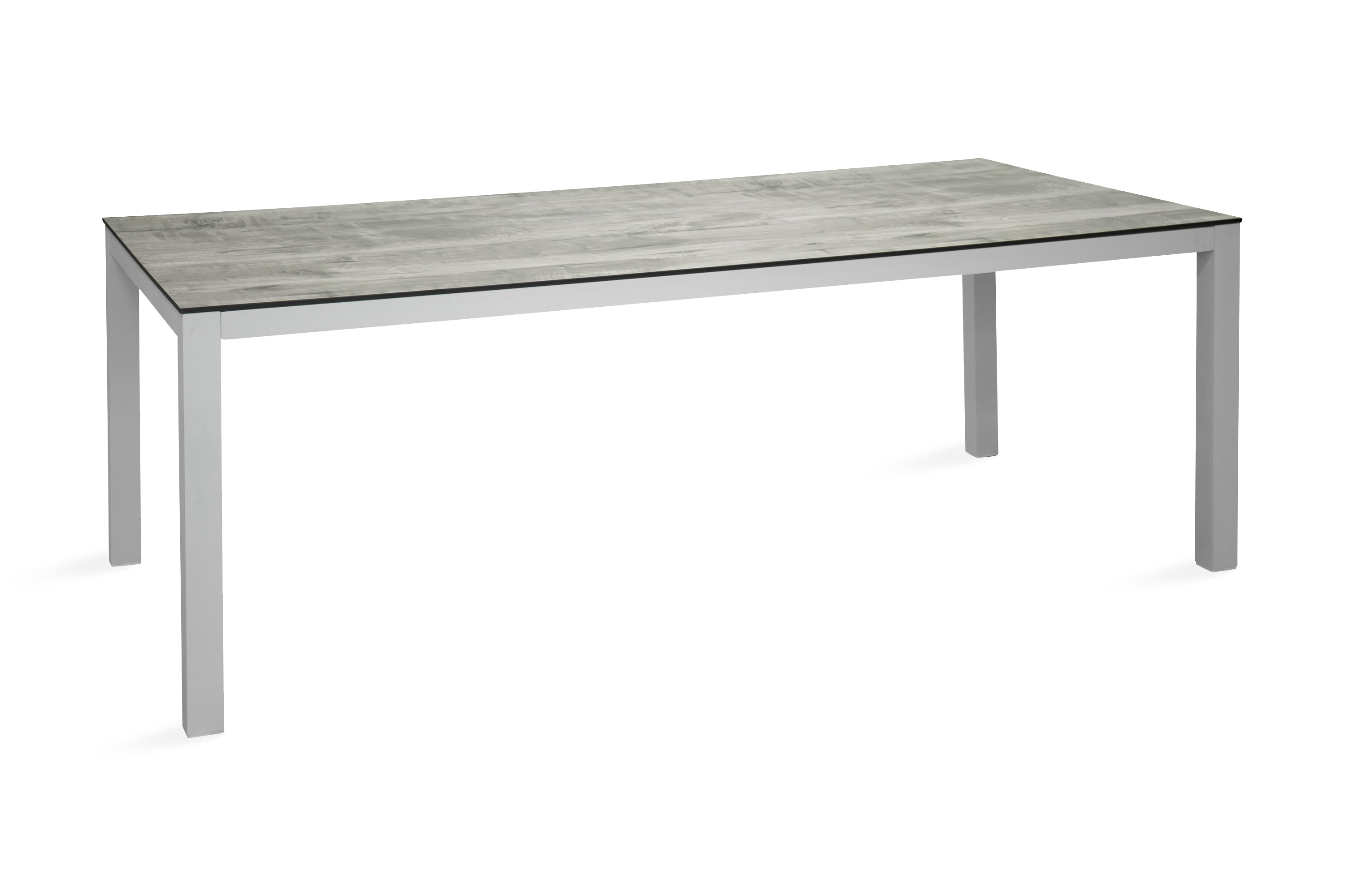 Llama Matbord Utomhus 205 cm Vit/Grå