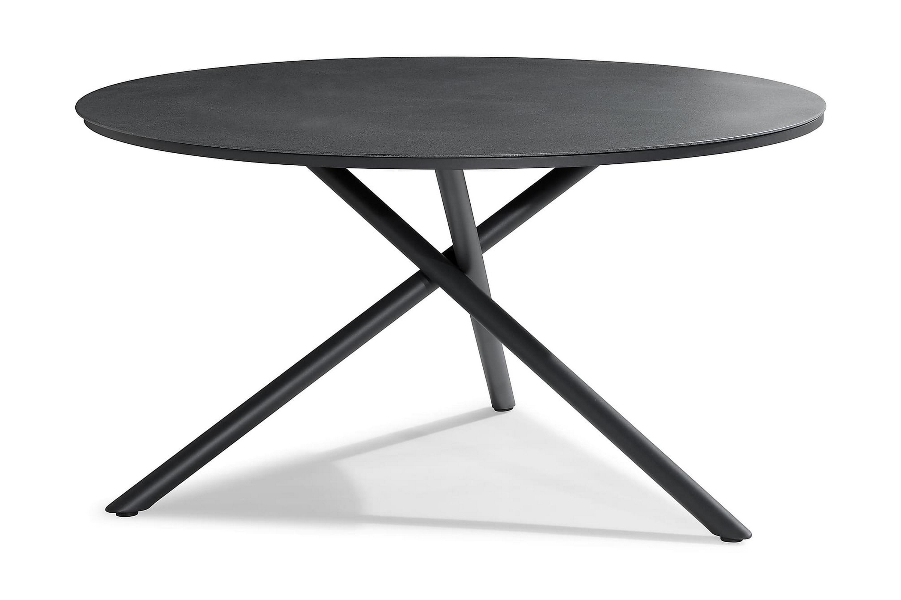 Matbord Alex 140 cm Runt Svart