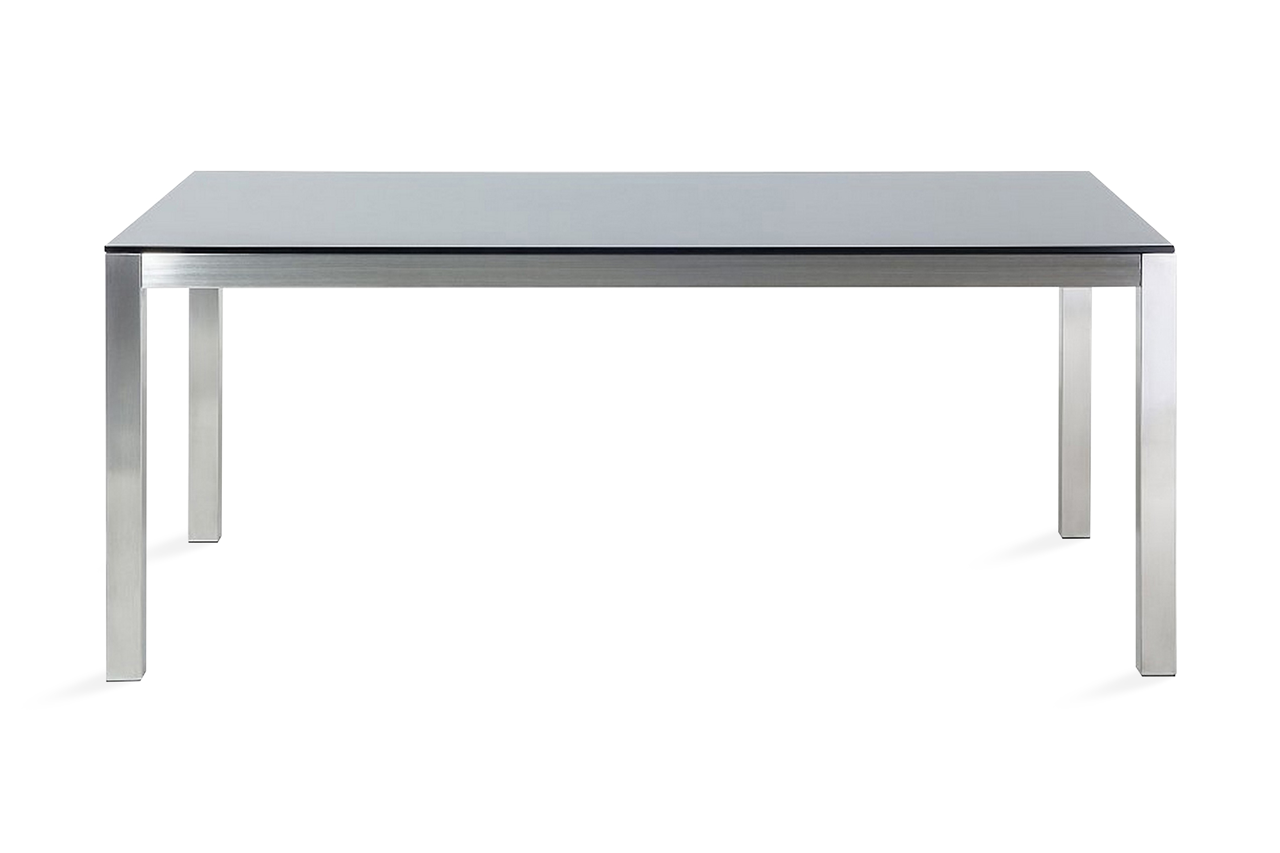 Matbord Utomhus Bacoli 180 cm Svart