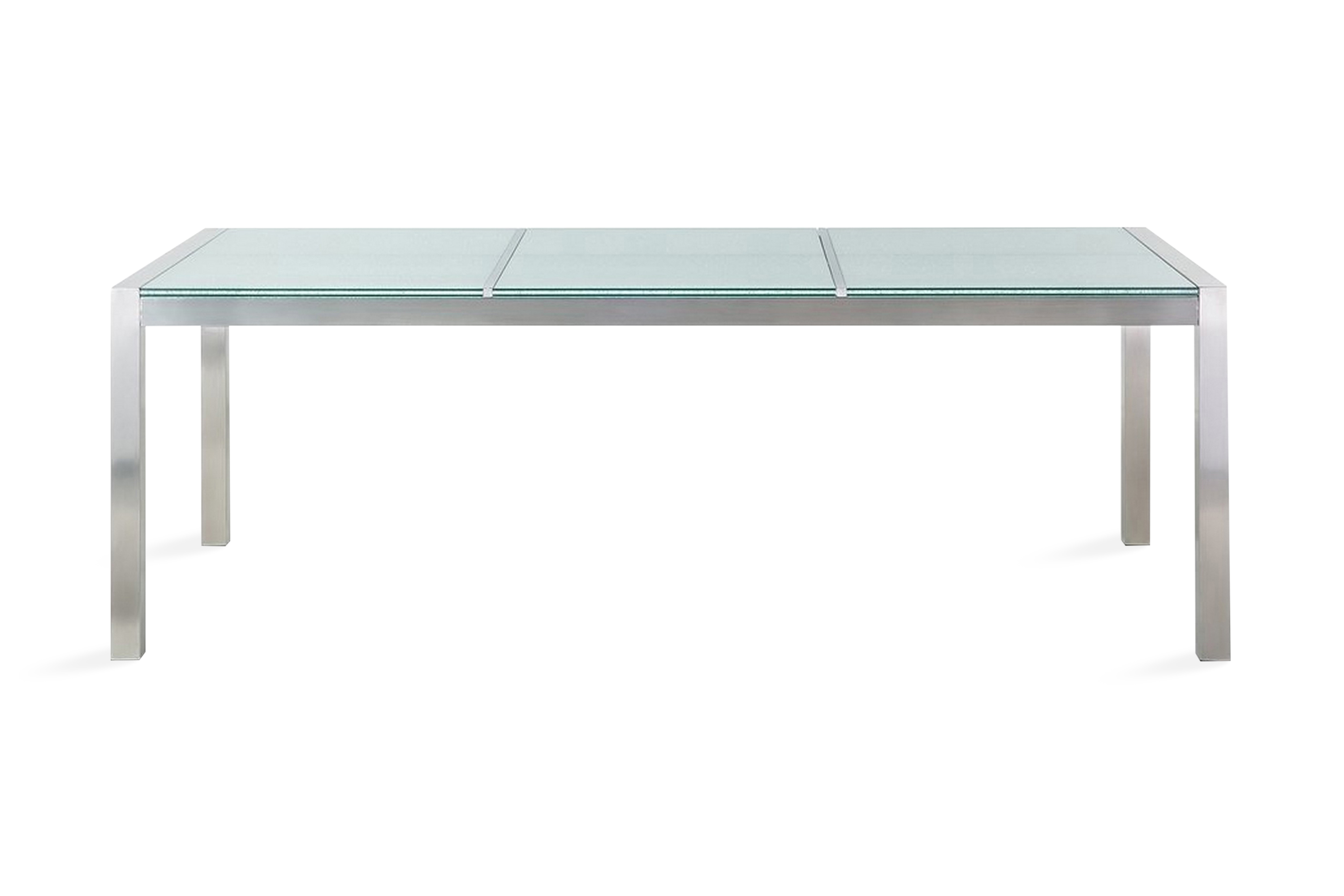 Matbord Utomhus Bacoli 220 cm Transparent