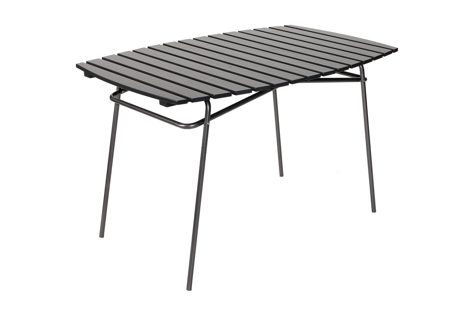 Retro Utebord 120x80 cm - Svart/Grå
