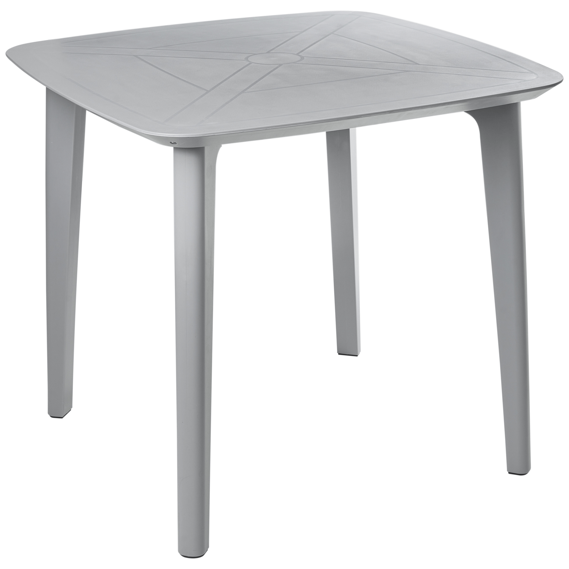 Matbord utomhus Sorico 86 cm 86 cm - Grå