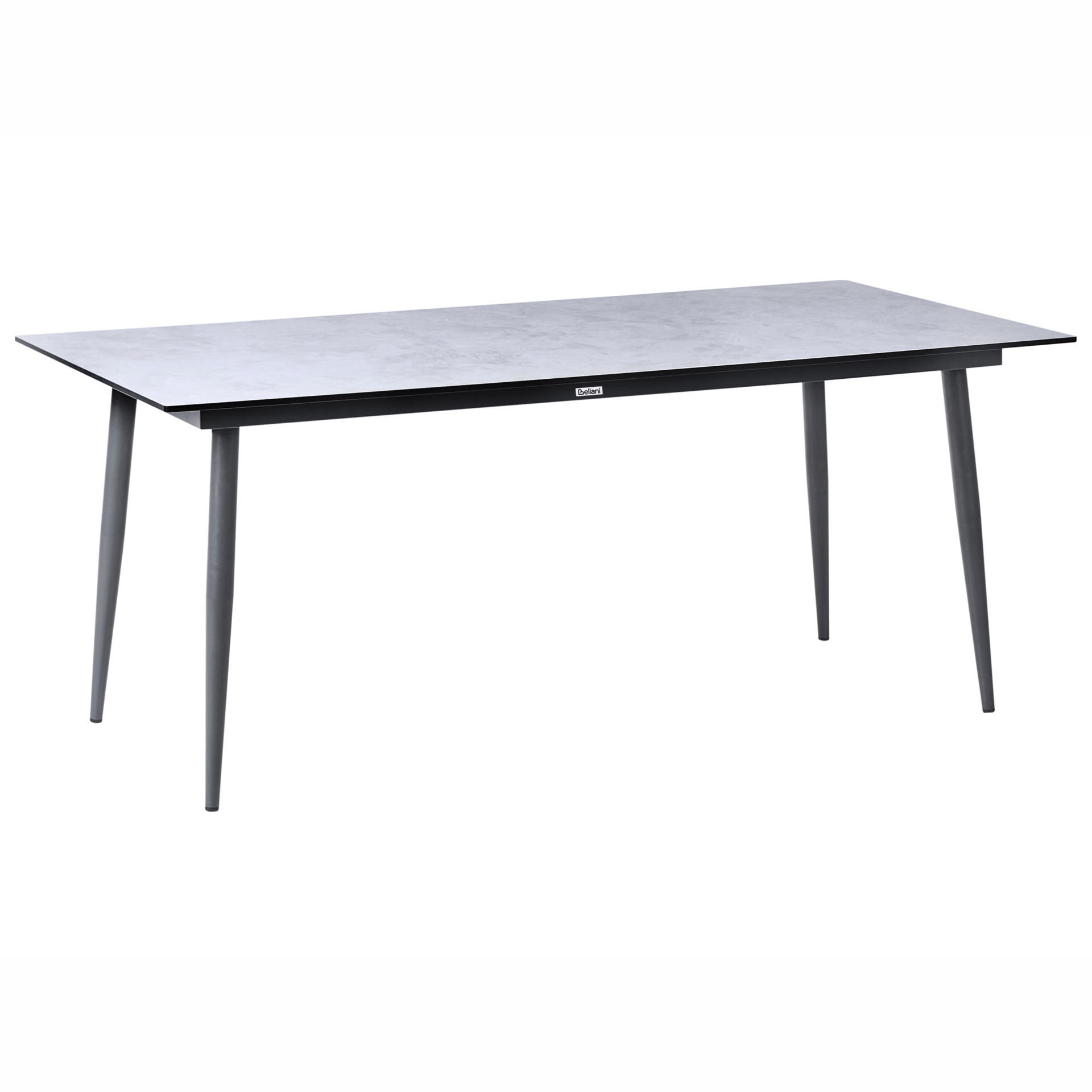 Matbord utomhus Tolentino 90x180 cm Steneffekt - Grå