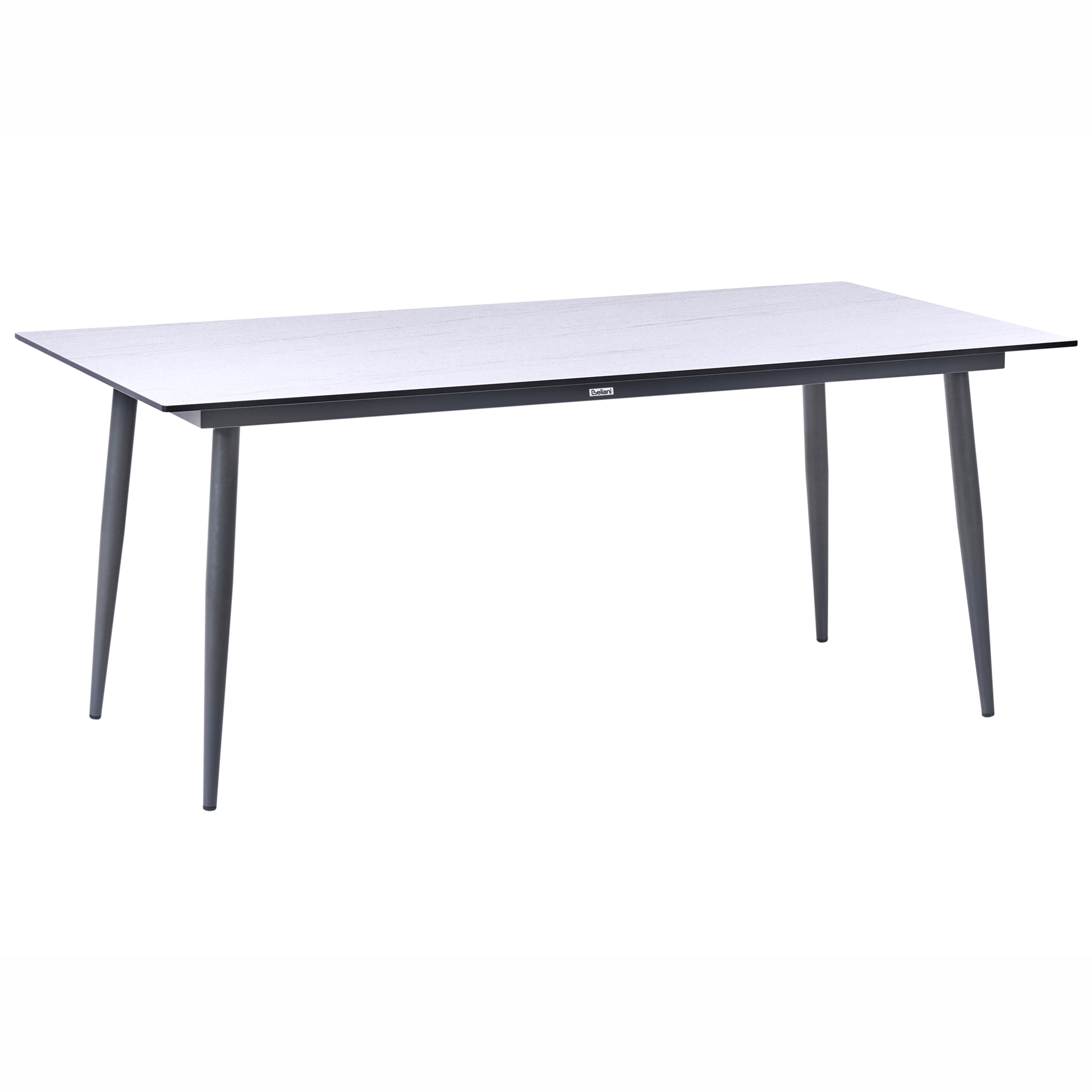 Matbord utomhus Tolentino 90x180 cm Steneffekt - Grå/Beige