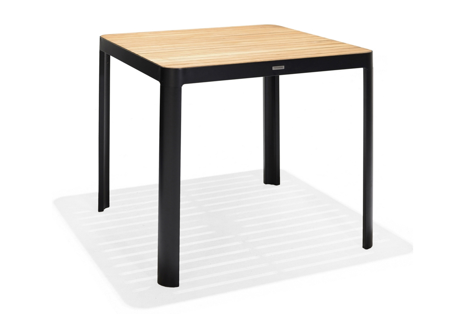 Utebord Portals 95 cm Svart/Trä
