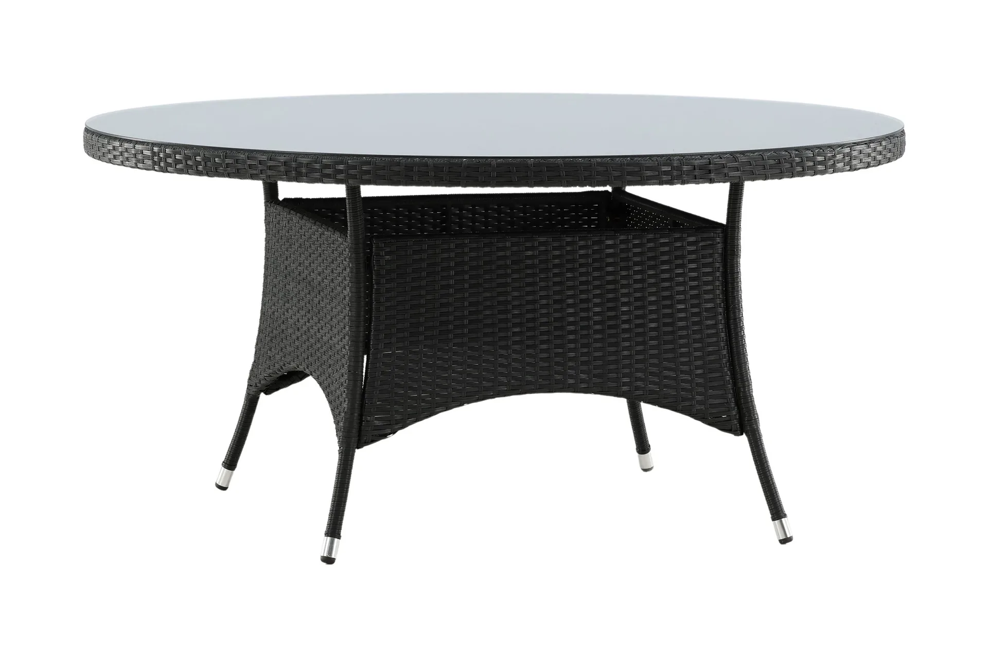 Volta Matbord Utomhus Rund Ø150 cm Svart - Venture Home
