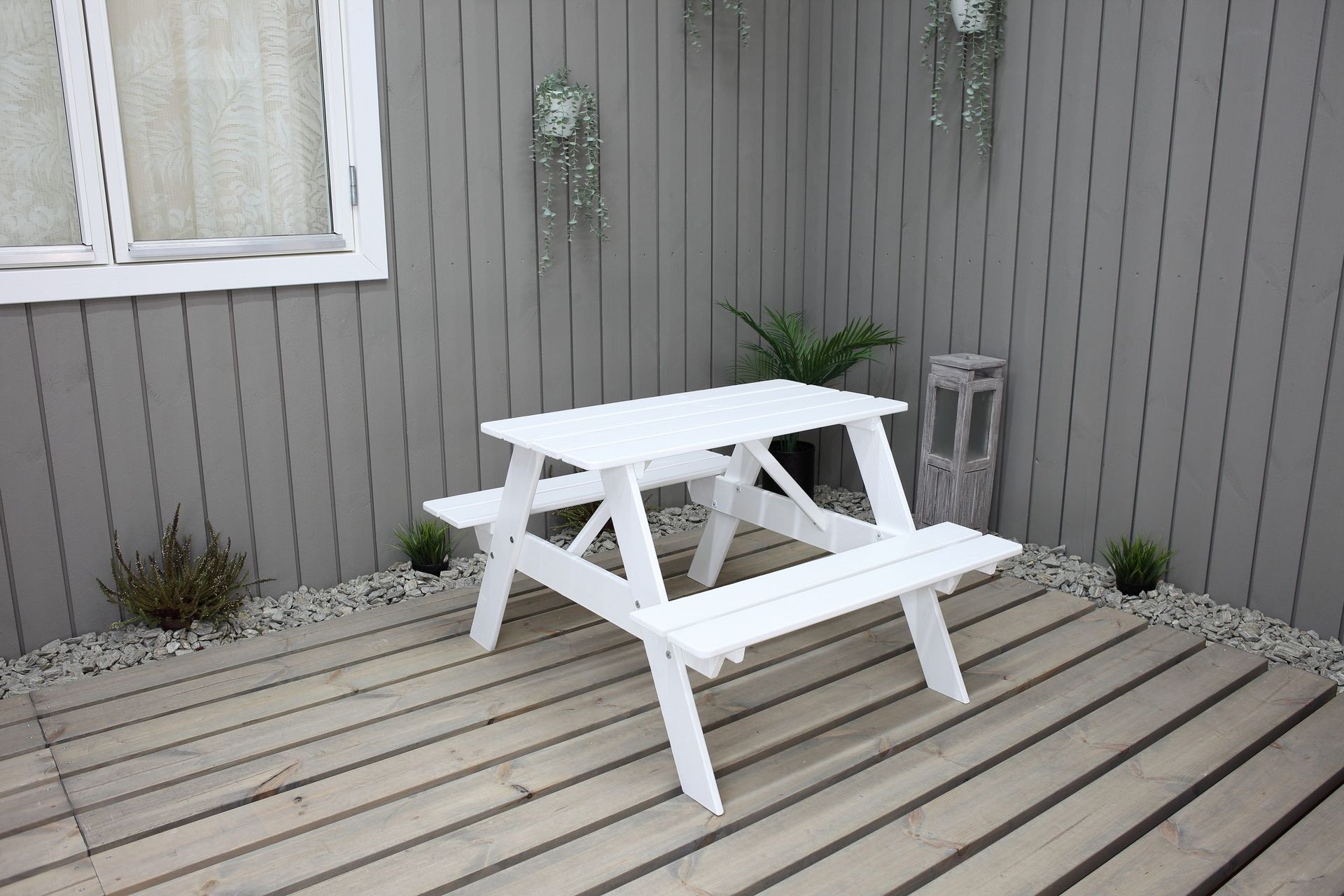 Nancie Mini Picknickbord - Vit