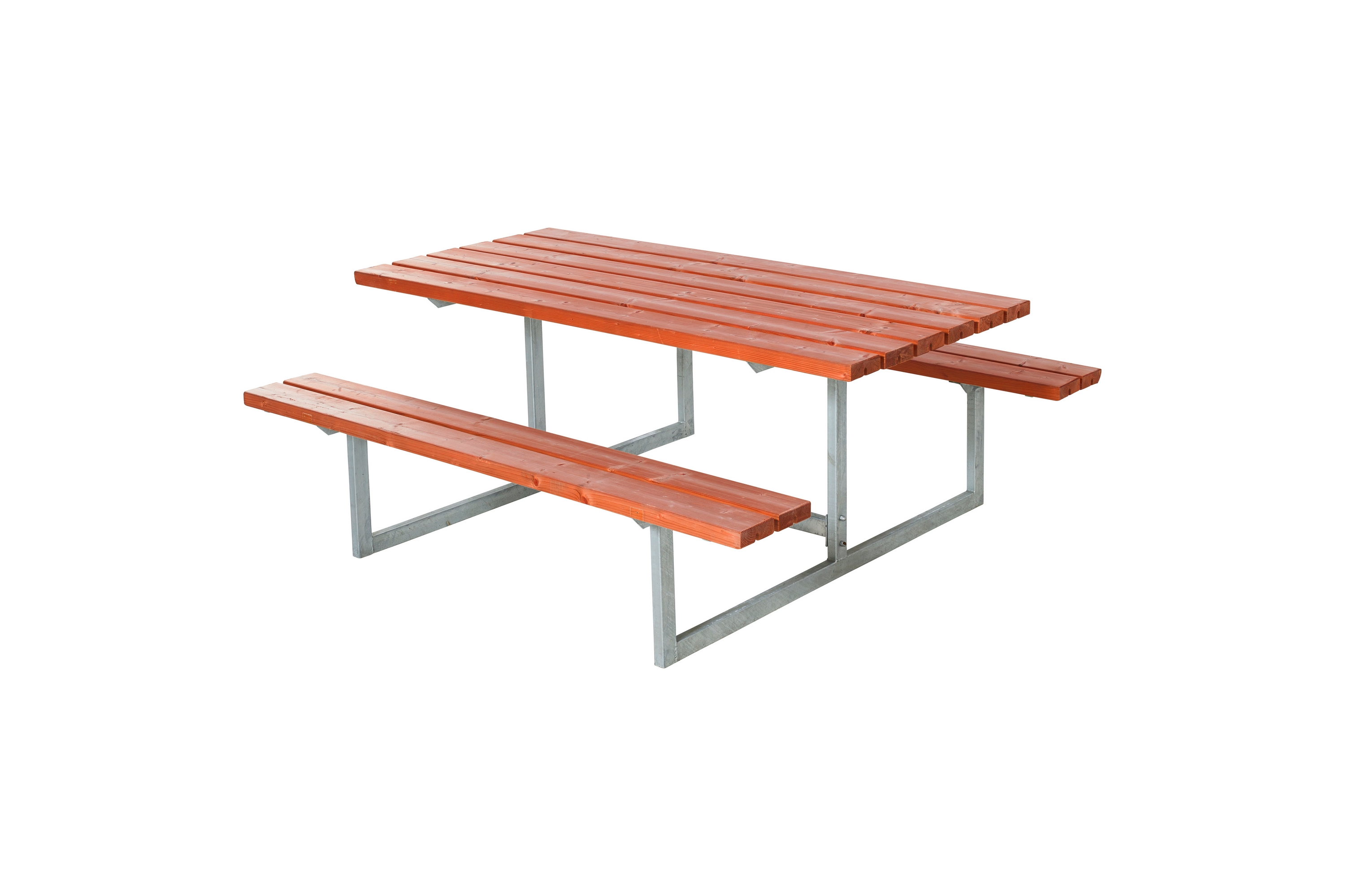 PLUS Basic Bord/Bänkset 177 cm Grundmålad Teak Teak