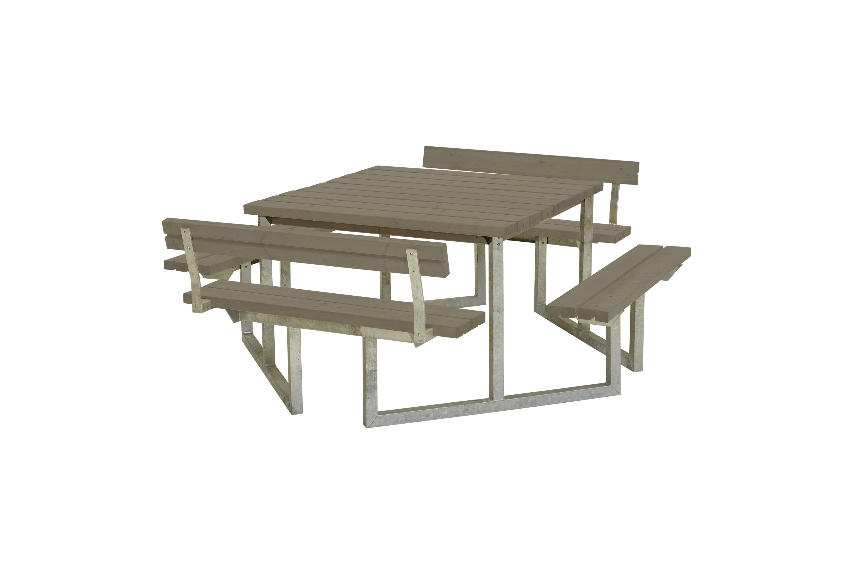 PLUS Twist Bord/Bänkset med 2 Ryggstöd 204 cm