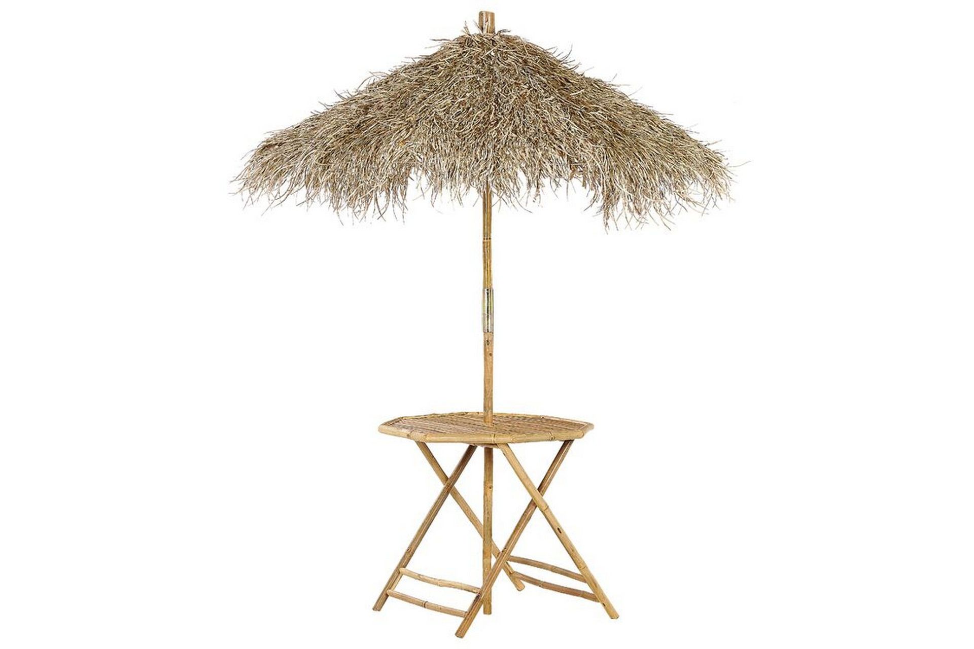 Redding Sidobord och Utebord 85 cm Trä Bambu - Ljusbrun