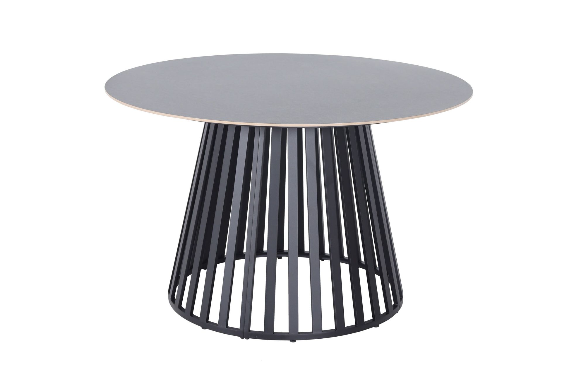 Sensi Runt Matbord utomhus 120 cm i metall - Svart