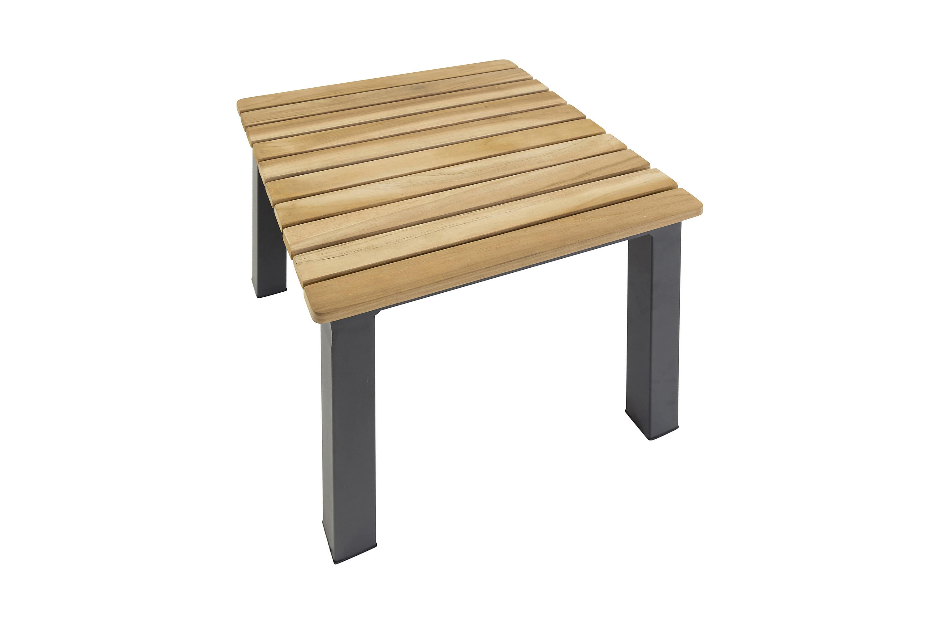 Sidobord Utomhus Karibib 40 cm Teak/Svart Venture Home