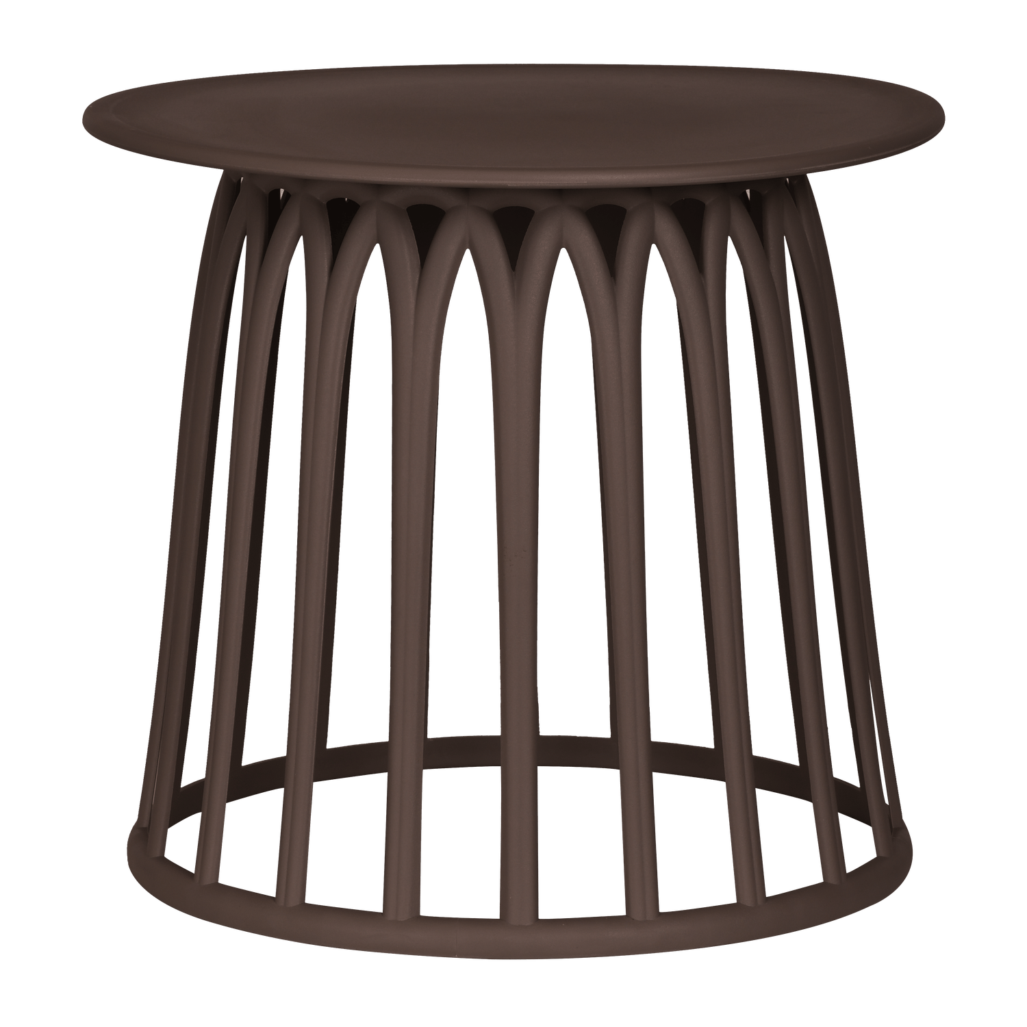 Soffbord Boy 50 cm Rund Utomhus - Lila/Brun