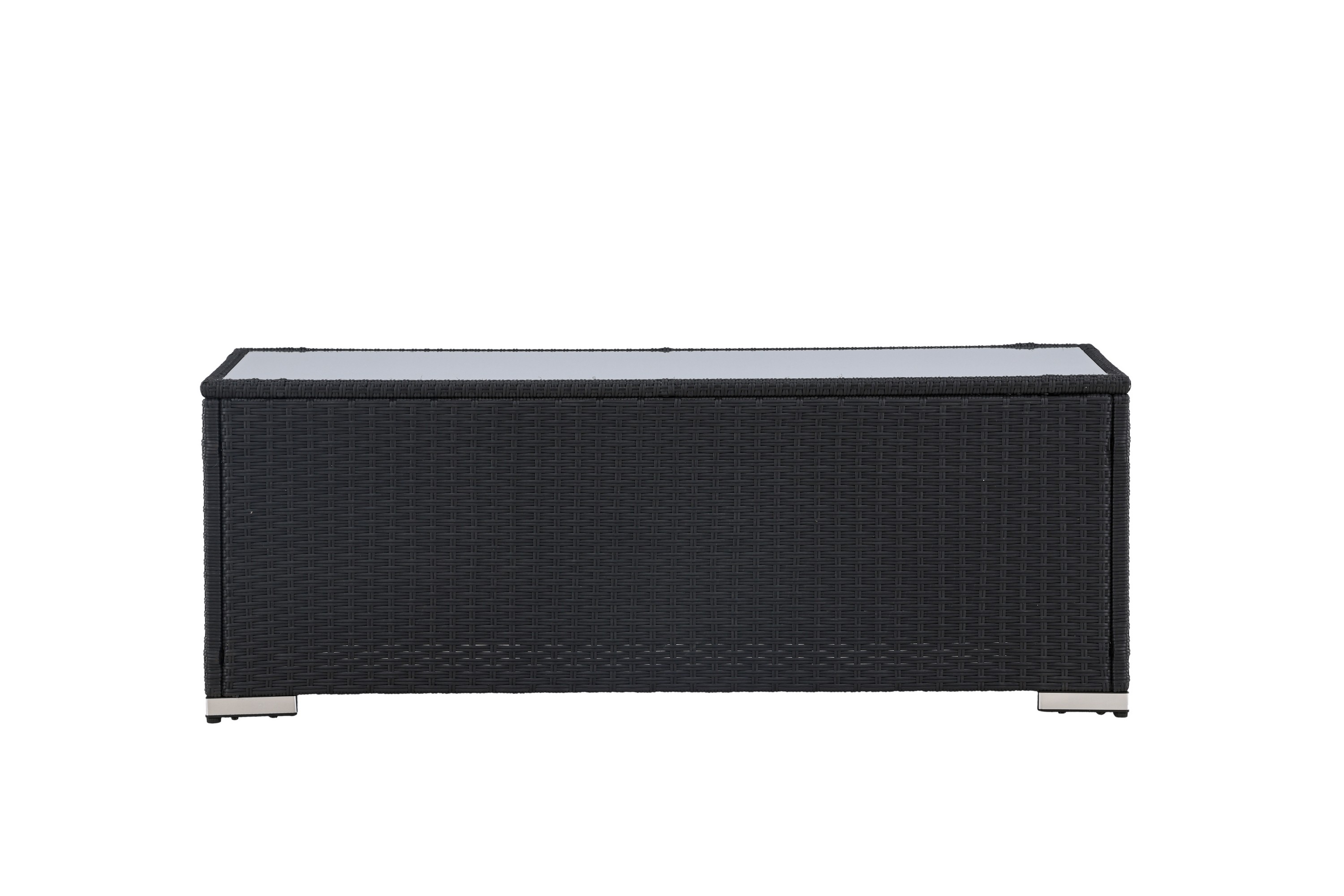 London Soffbord Utomhus 50x120 cm Svart