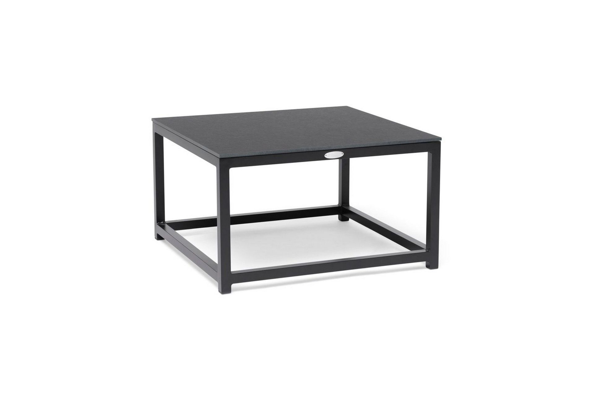 soffbord utomhus hillerstorp jet set 70 x 70 cm svart - svart