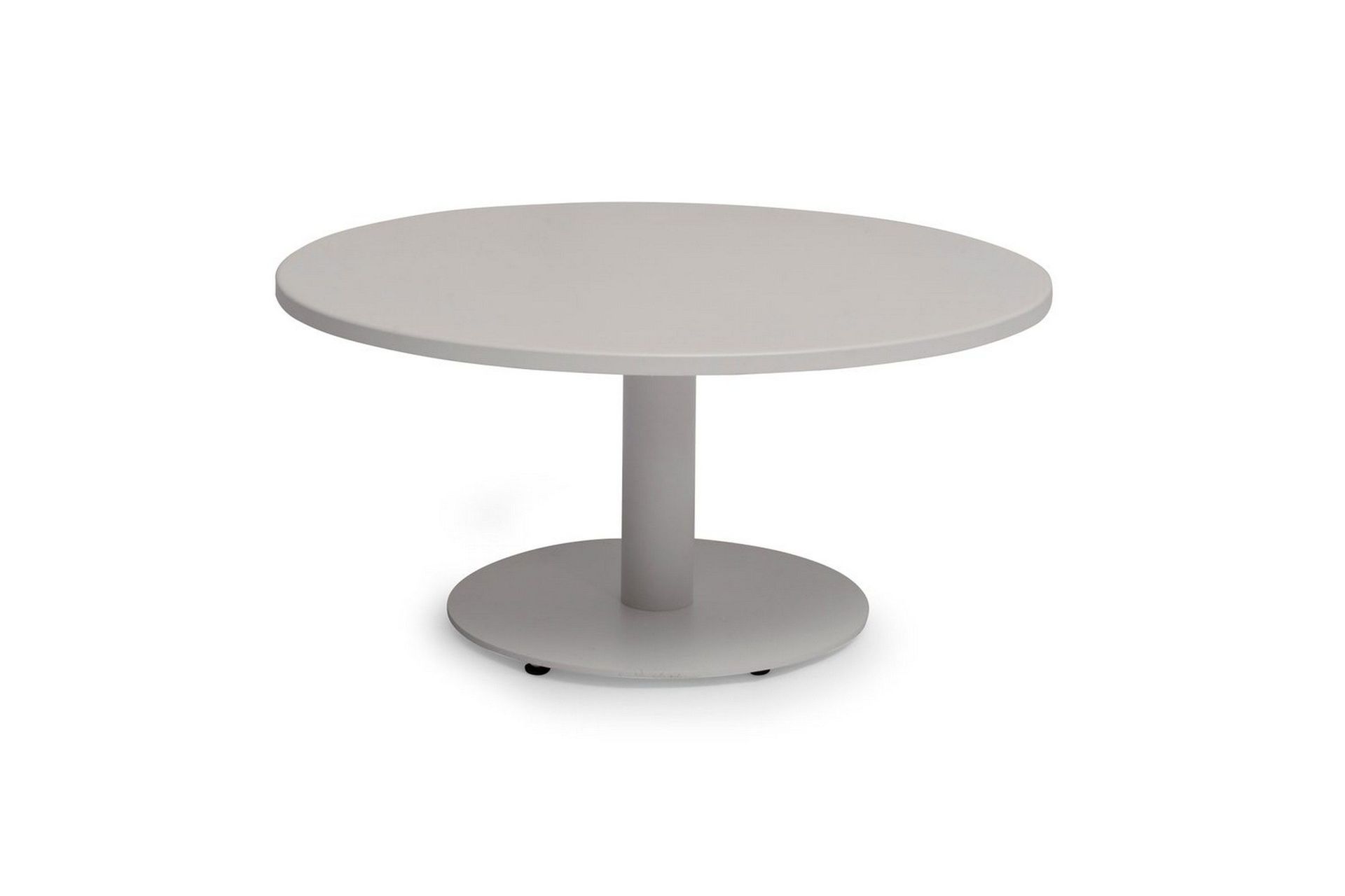 Soffbord Utomhus Hillerstorp N&auml;sby &Oslash;80 cm Vit - Vit