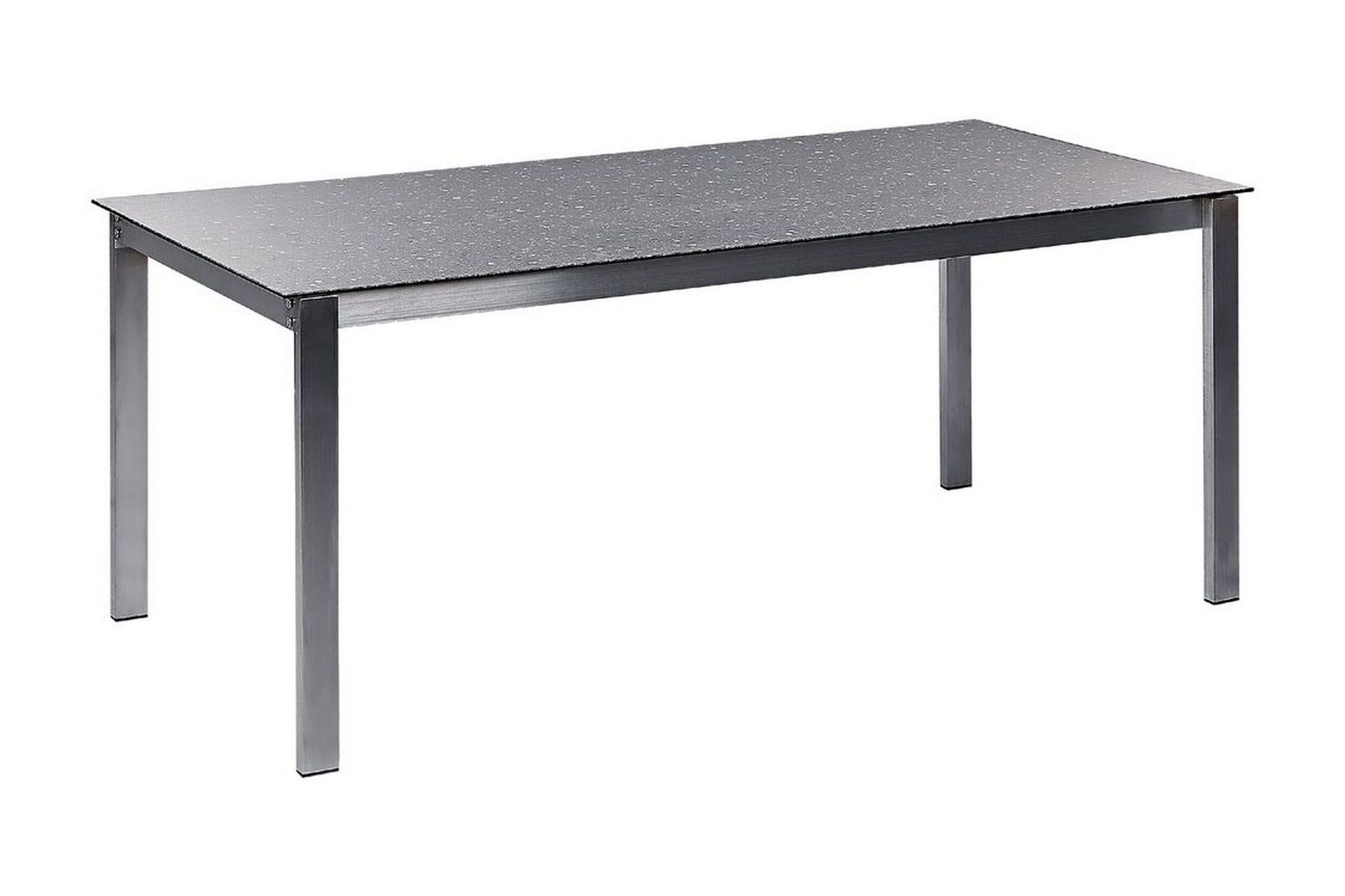 Zervo Matbord Utomhus 180x90 cm - Svart/Silver