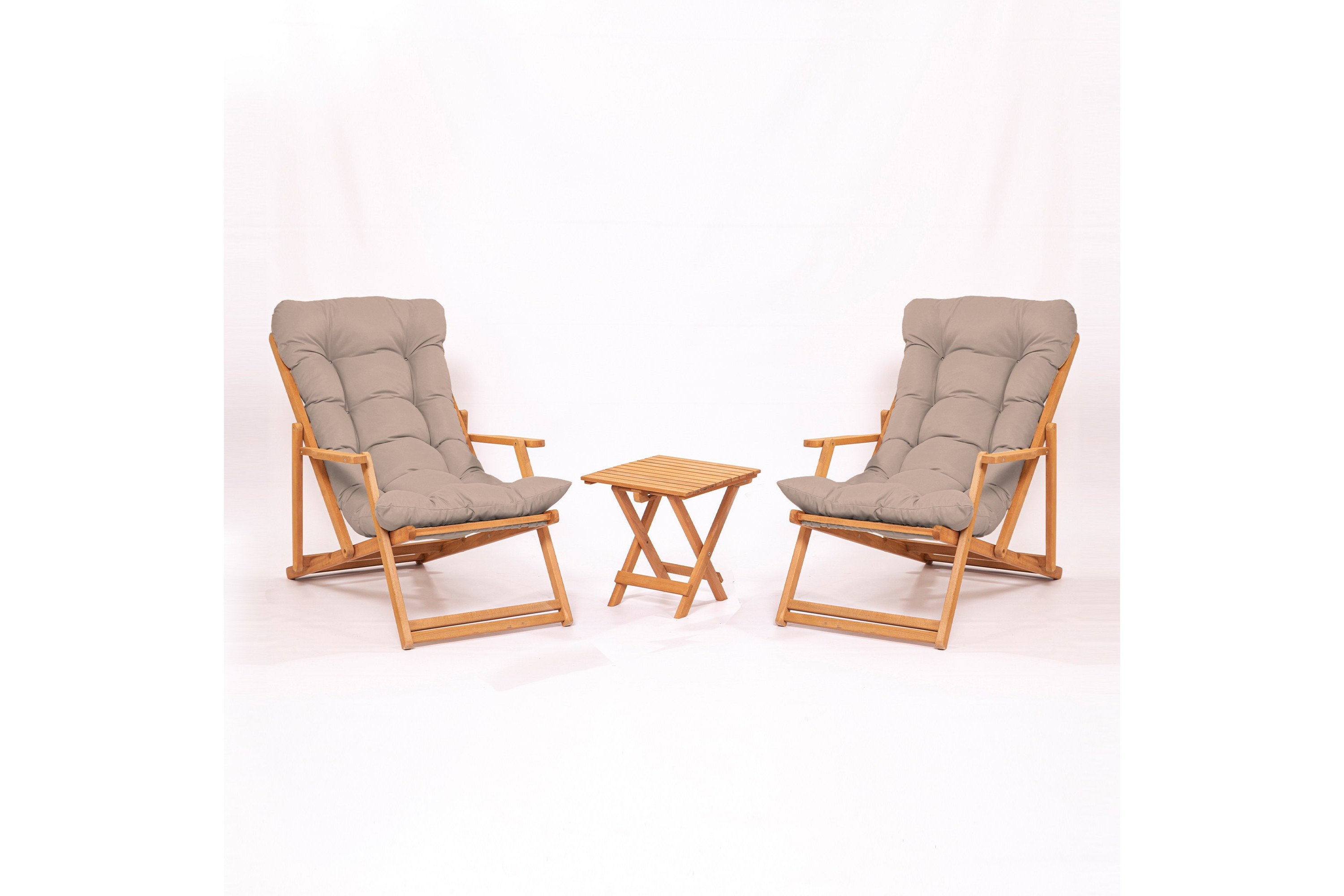 Balkonggrupp Parvez 2-sits Beige