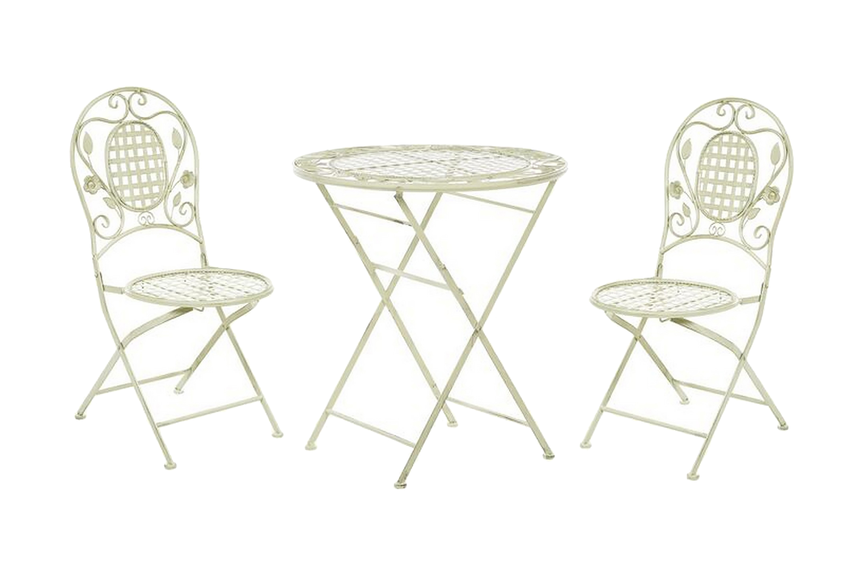 Balkongset av Utebord och 2 Utestolar ljusgrön BIVIO Grön