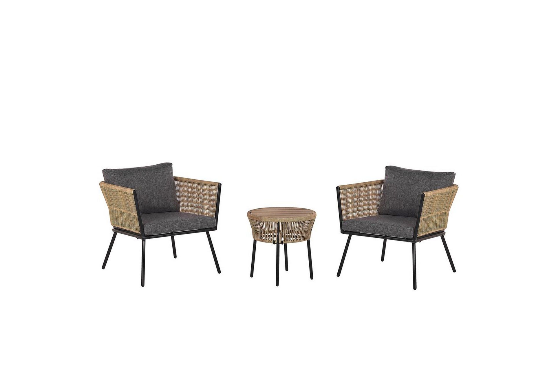 Cafeset Gargano Brun/grå - Brun/grå