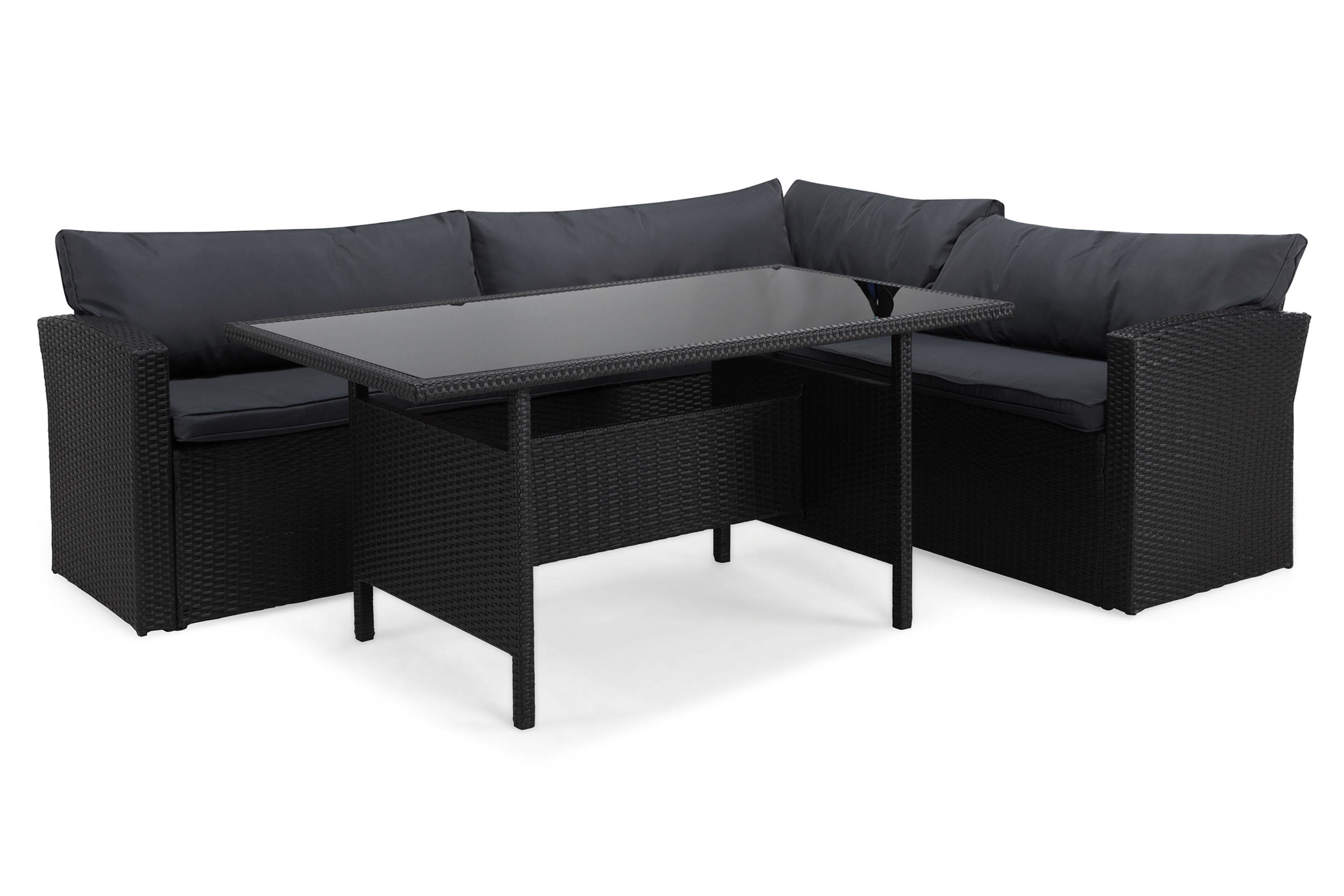 James Light Soffgrupp Utomhus 5-sits Svart