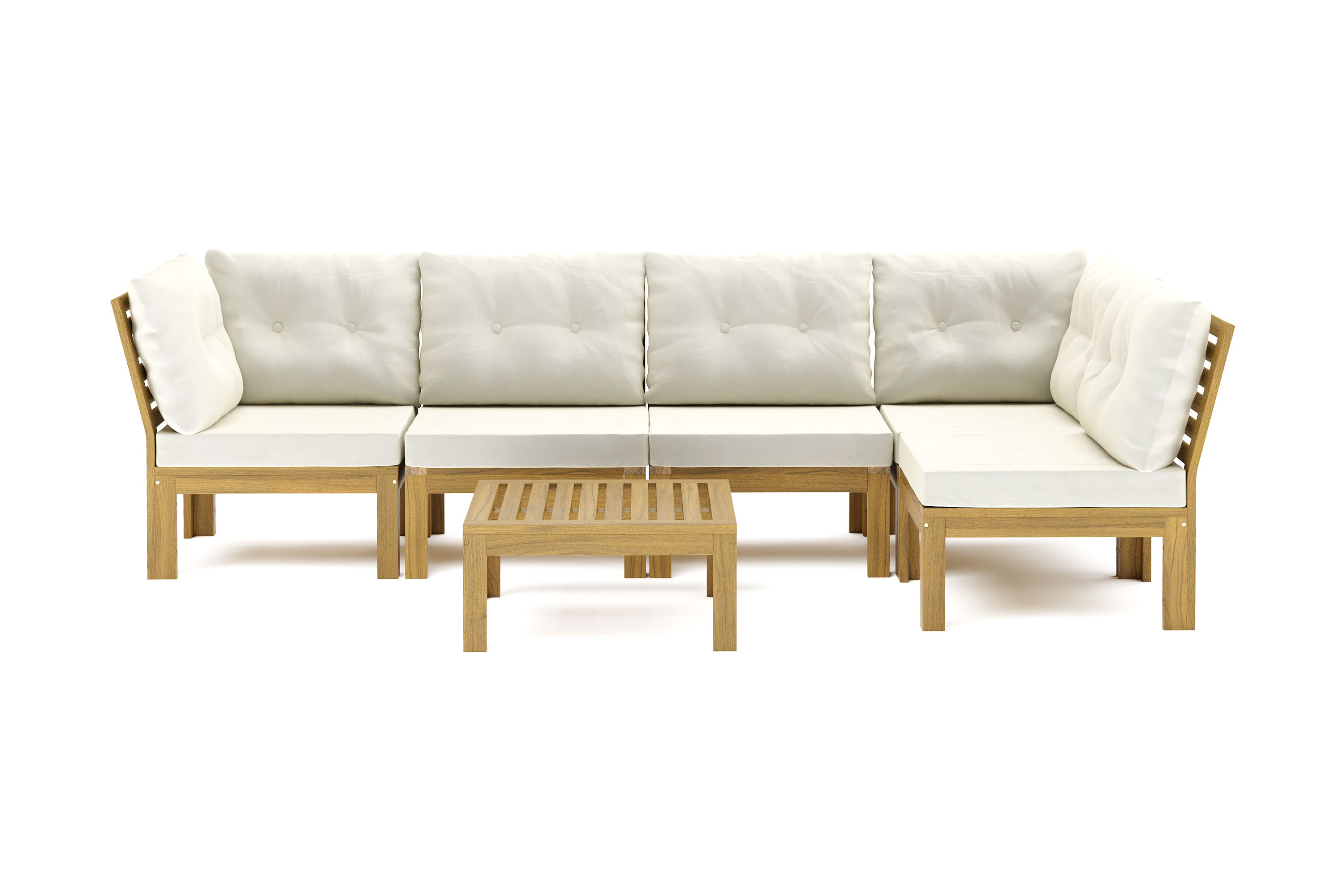Lindha 5-sits Loungegrupp Utomhus Beige