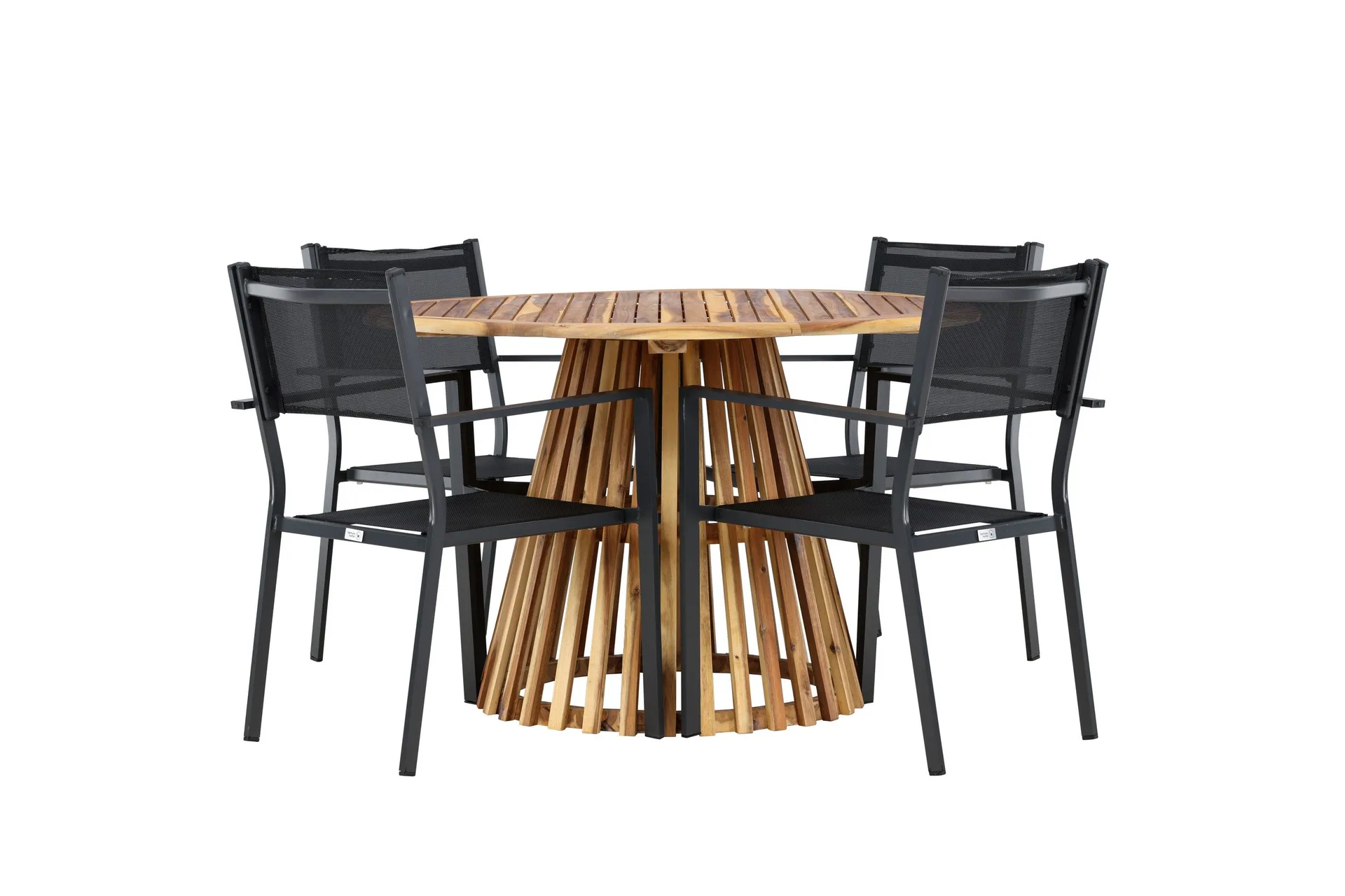 Lumpur Matgrupp Utomhus + Copacabana 4 Utestolar - Natur