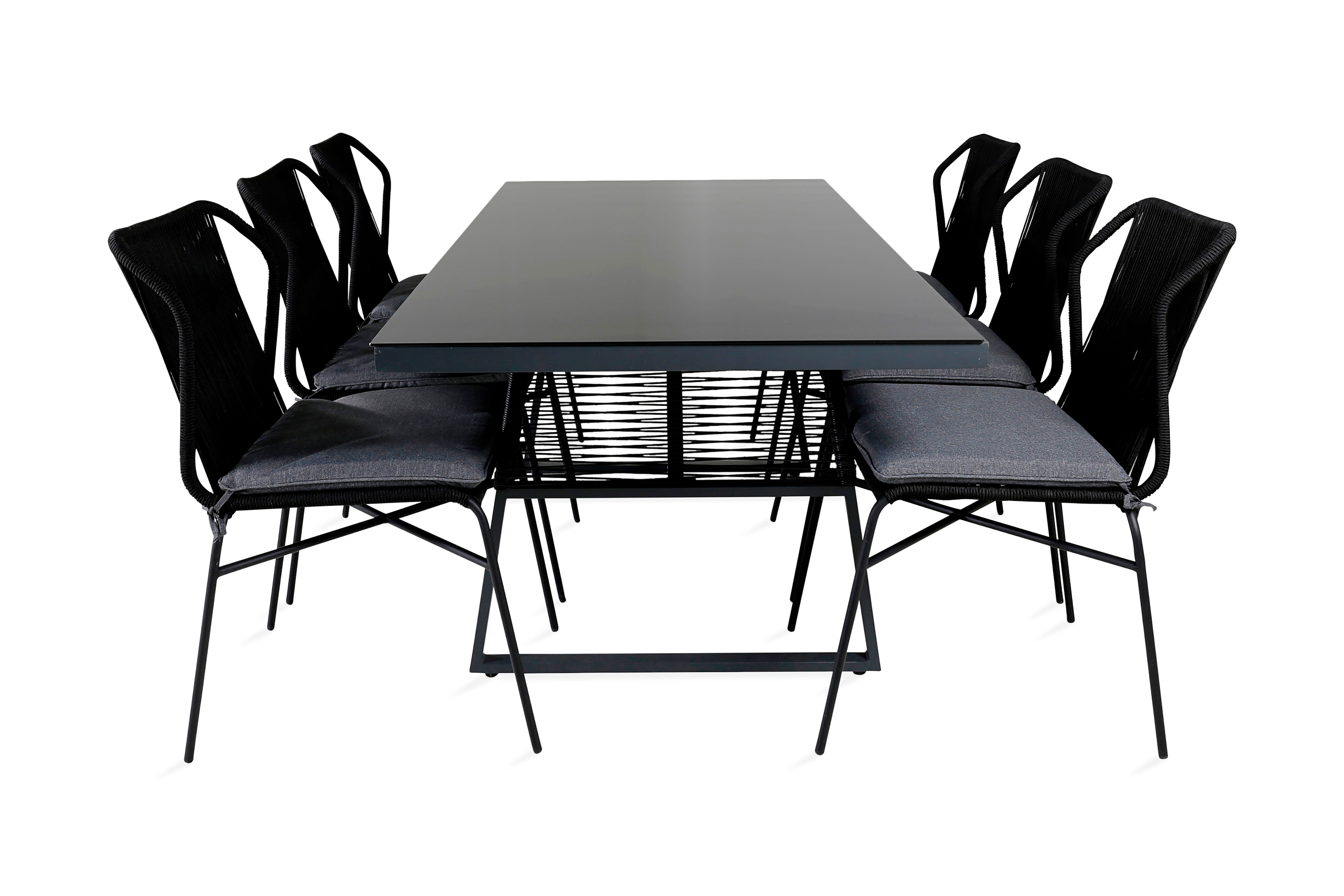 Dallas Matgrupp Utomhus 193cm 6 Julian Matstolar Svart
