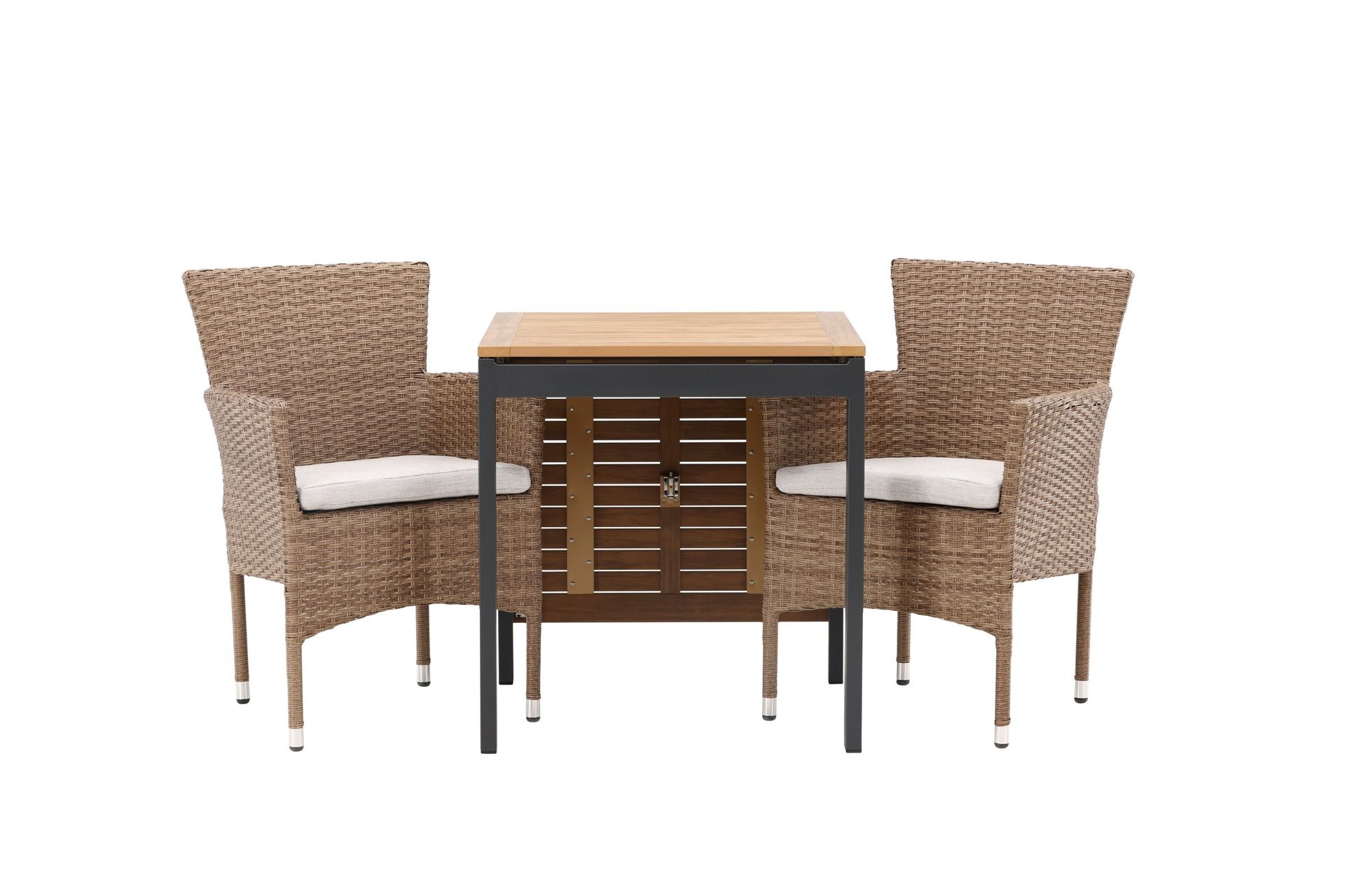 diego matgrupp 70 cm + 2 st malina karmstolar brun - brun